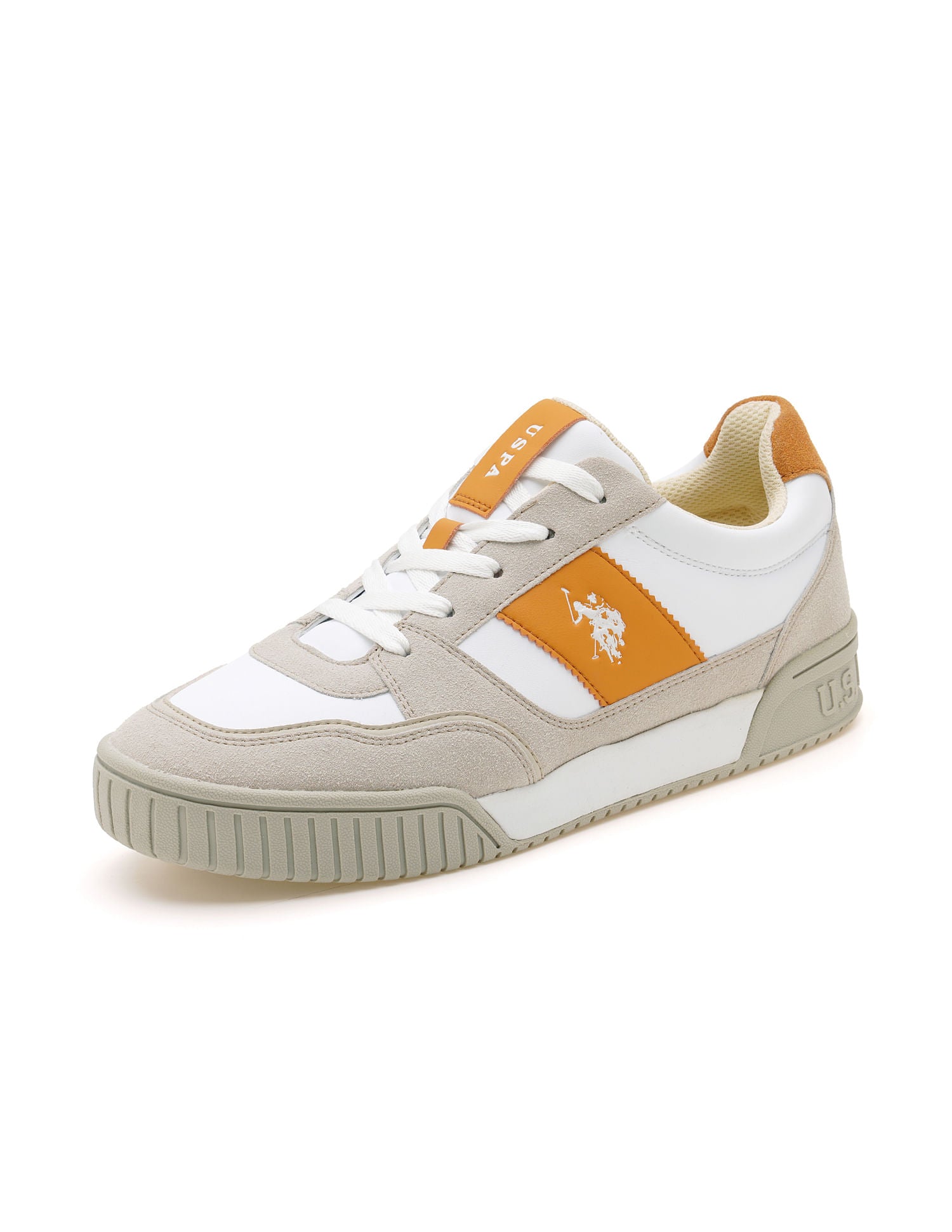 Men Rever Sneakers Beige - U.S. POLO ASSN. | Large