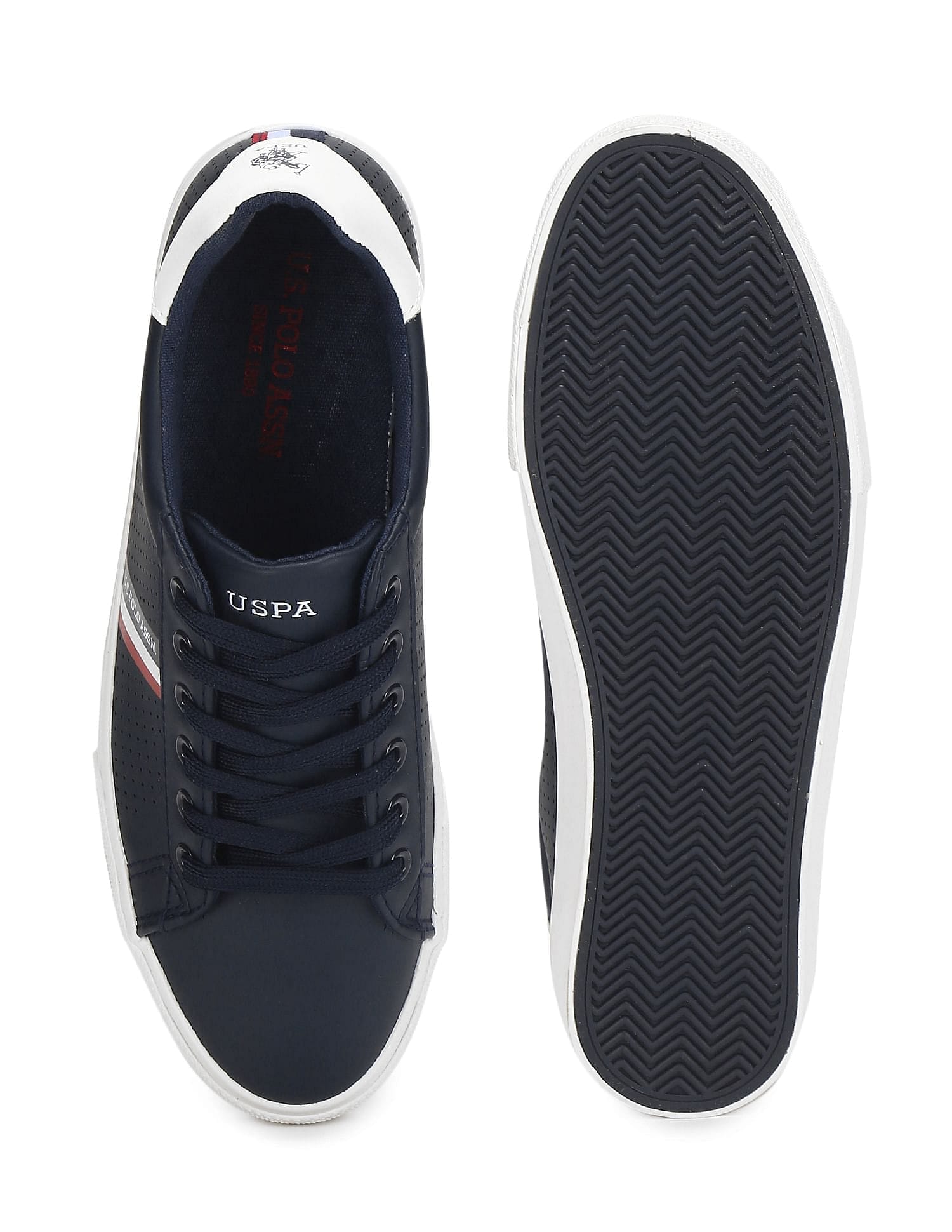 Men Capron 5.0 Solid Sneakers Navy - U.S. Polo Assn. India | Large