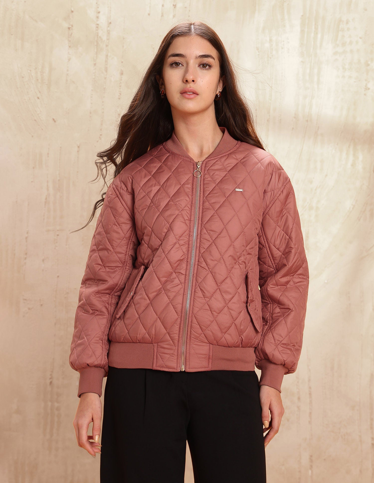 Solid Bomber Jacket Brown - U.S. POLO ASSN. | Large