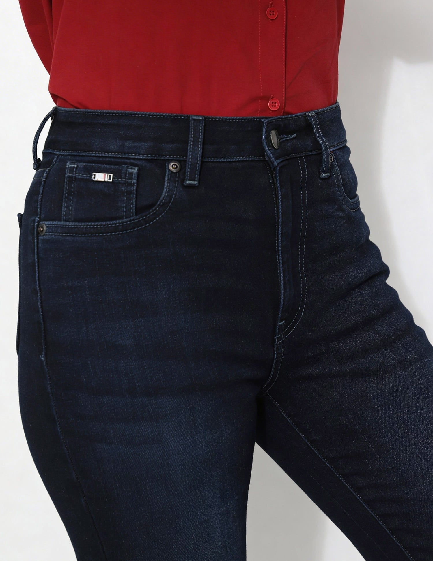 High Rise Bootcut Jeans Blue - U.S. Polo Assn. India | Large