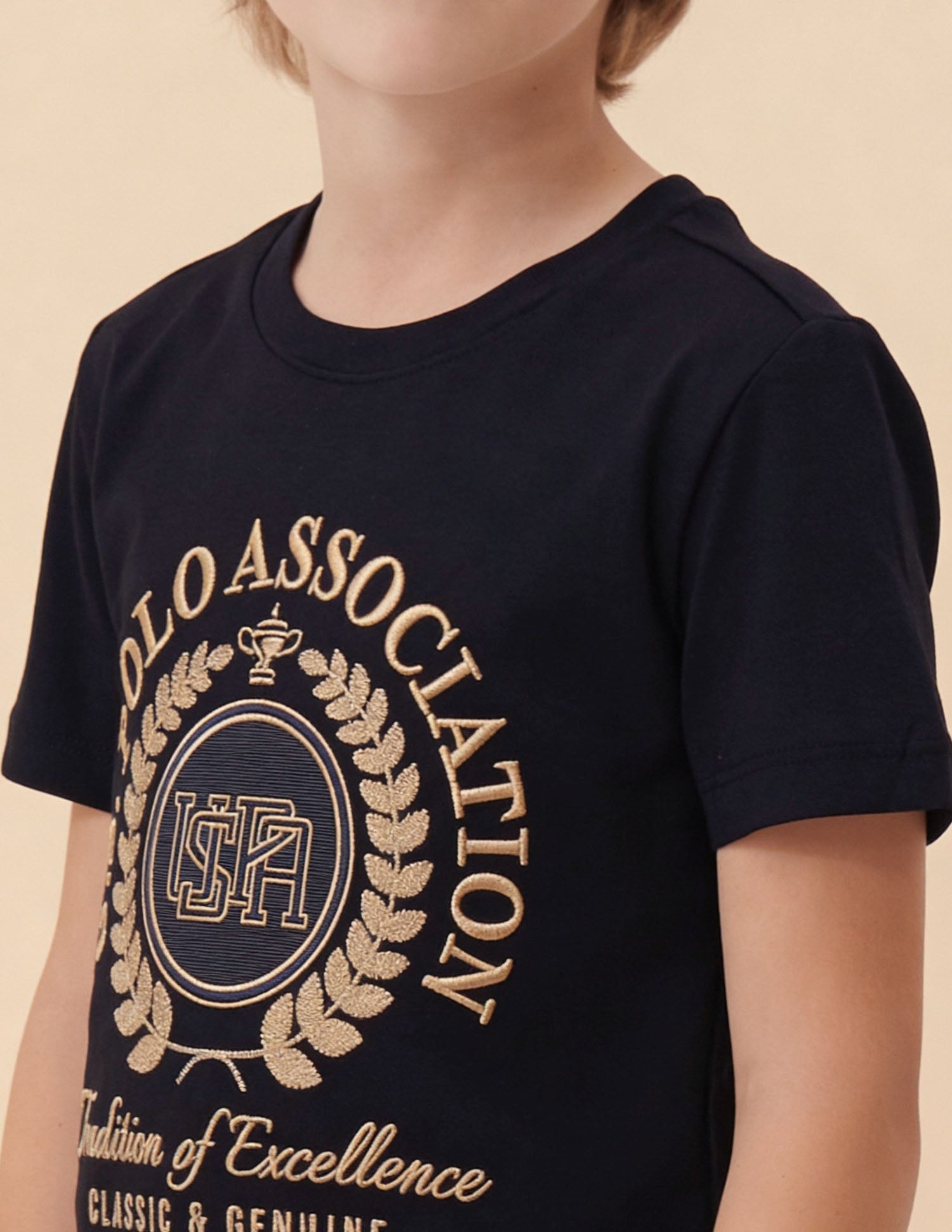 Brand Embroidered Regular Fit Polo Shirt Navy - U.S. Polo Assn. India | Large