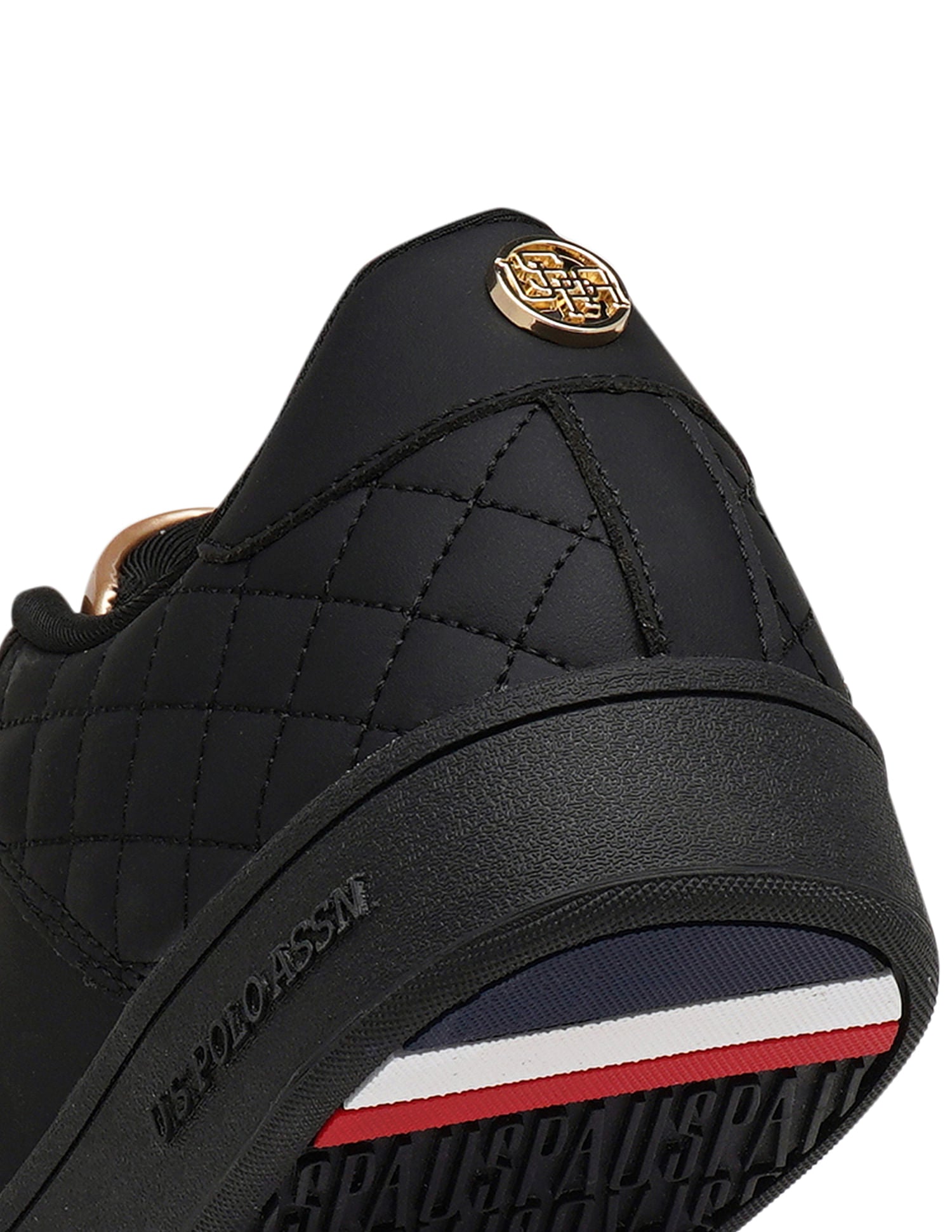 Women Textured Simone 2.0 Sneakers Black - U.S. POLO ASSN. | Large