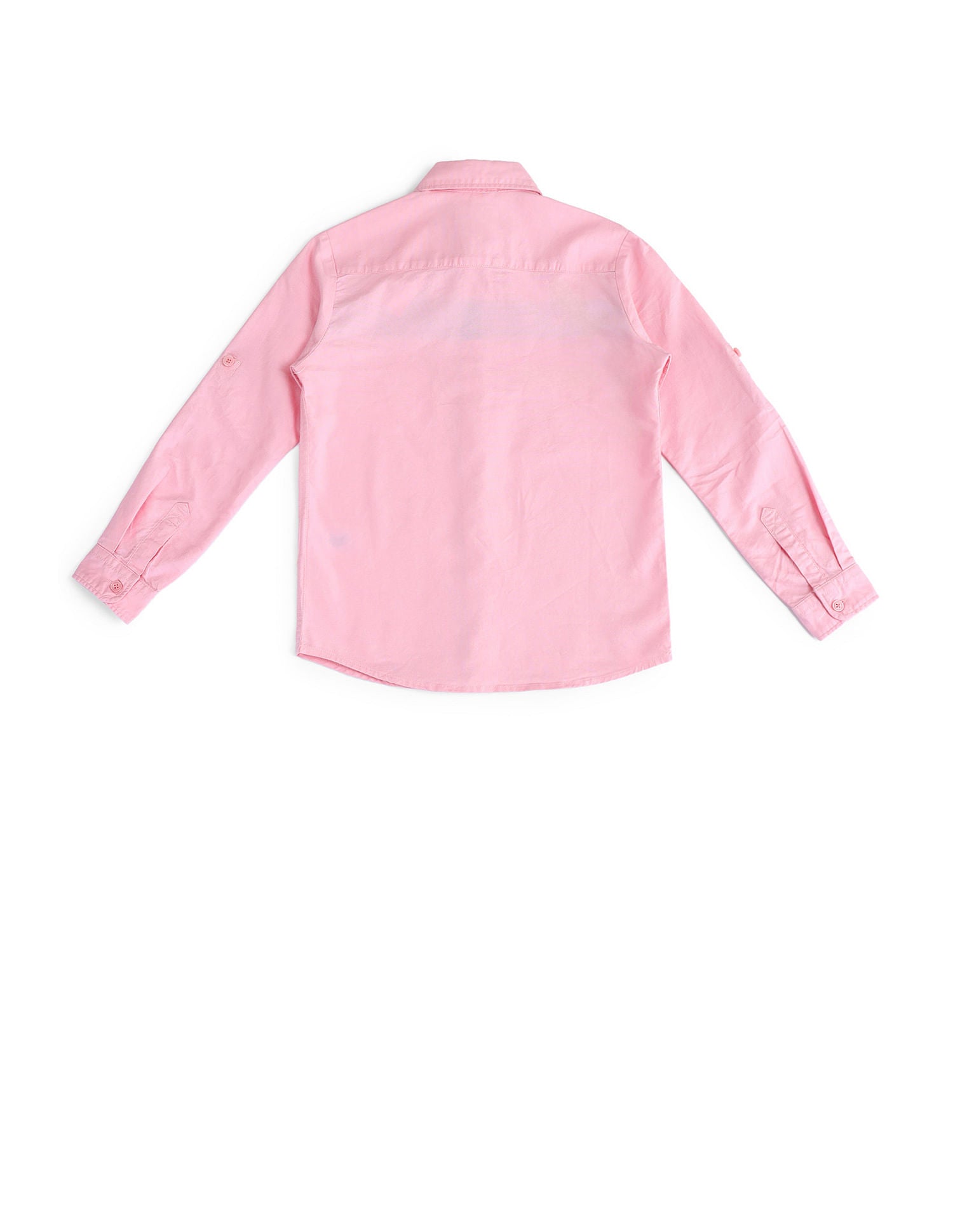 Boys Brand Printed Cotton Shirt Light Pink - U.S. POLO ASSN. | Large