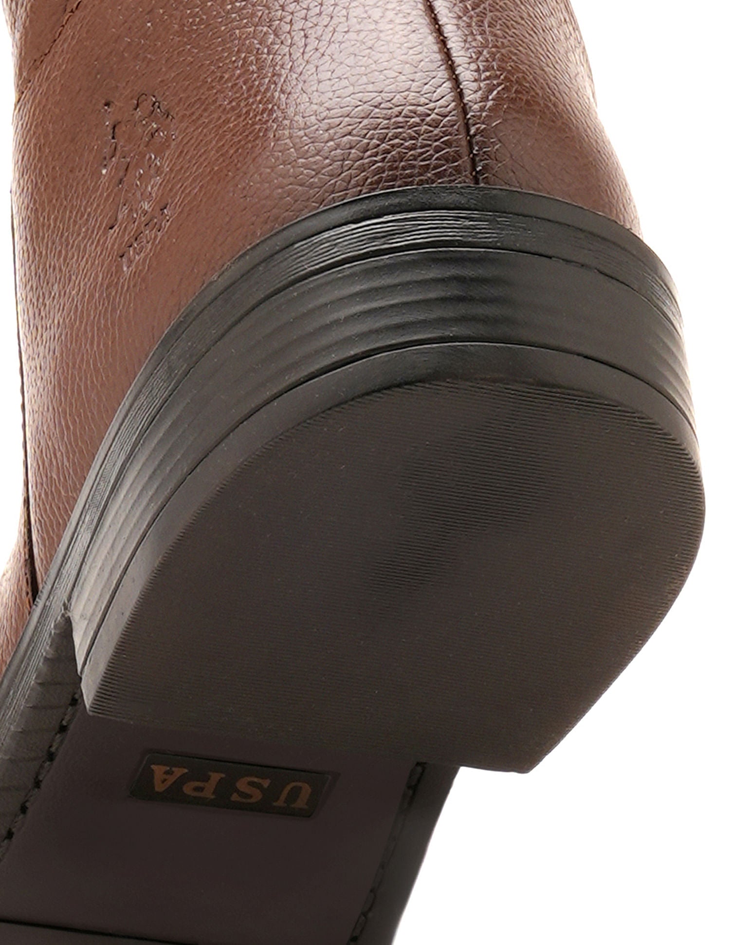 Women Franca  Leather City Boots Tan - U.S. POLO ASSN. | Large