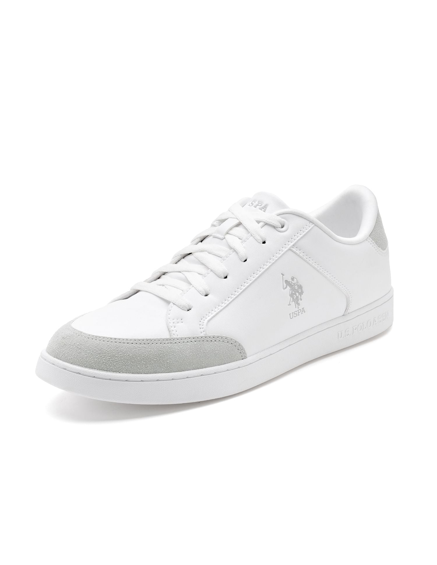 Men Vancer Colourblocked Sneakers White - U.S. POLO ASSN. | Large