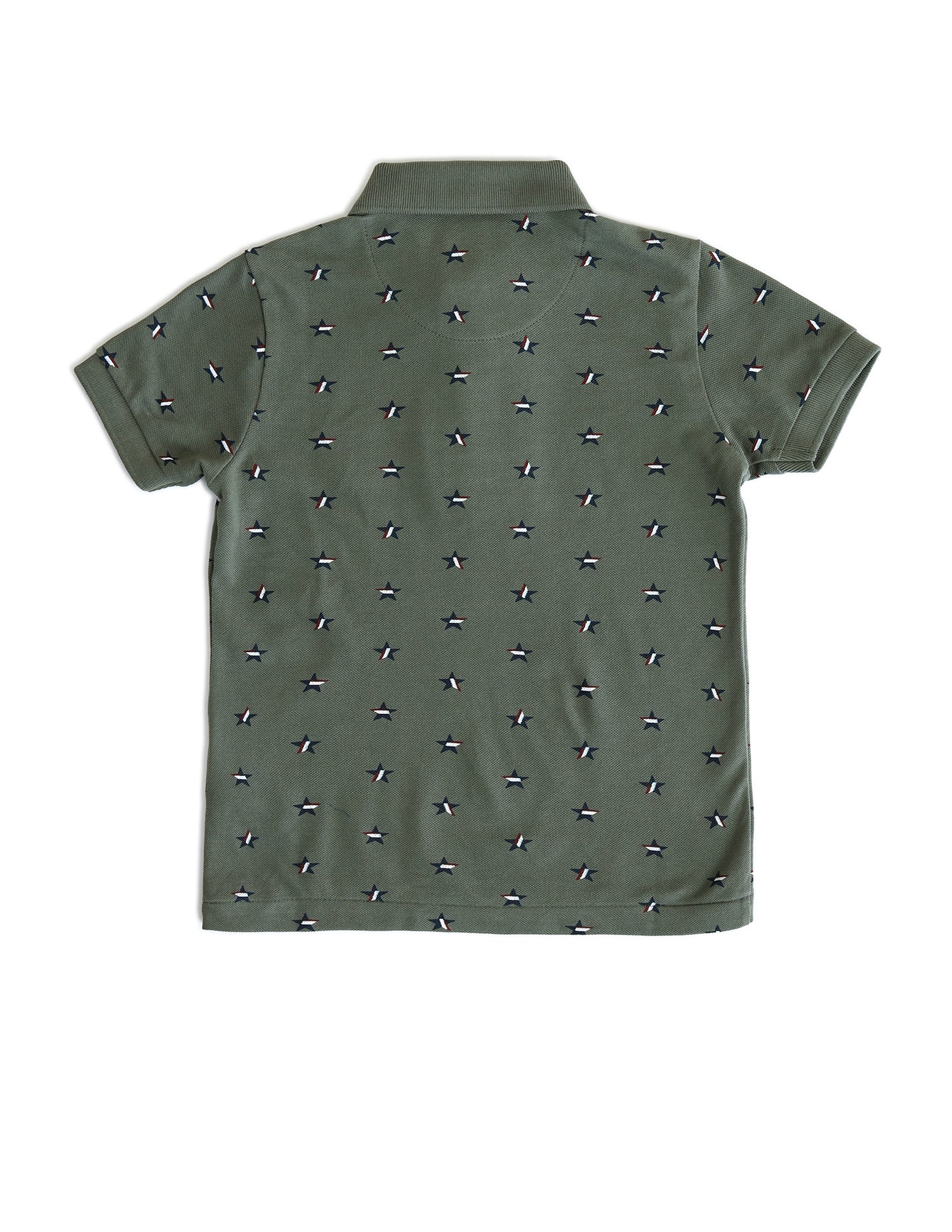 Boys All-Over Regular Fit Polo Shirts Olive - U.S. POLO ASSN. | Large