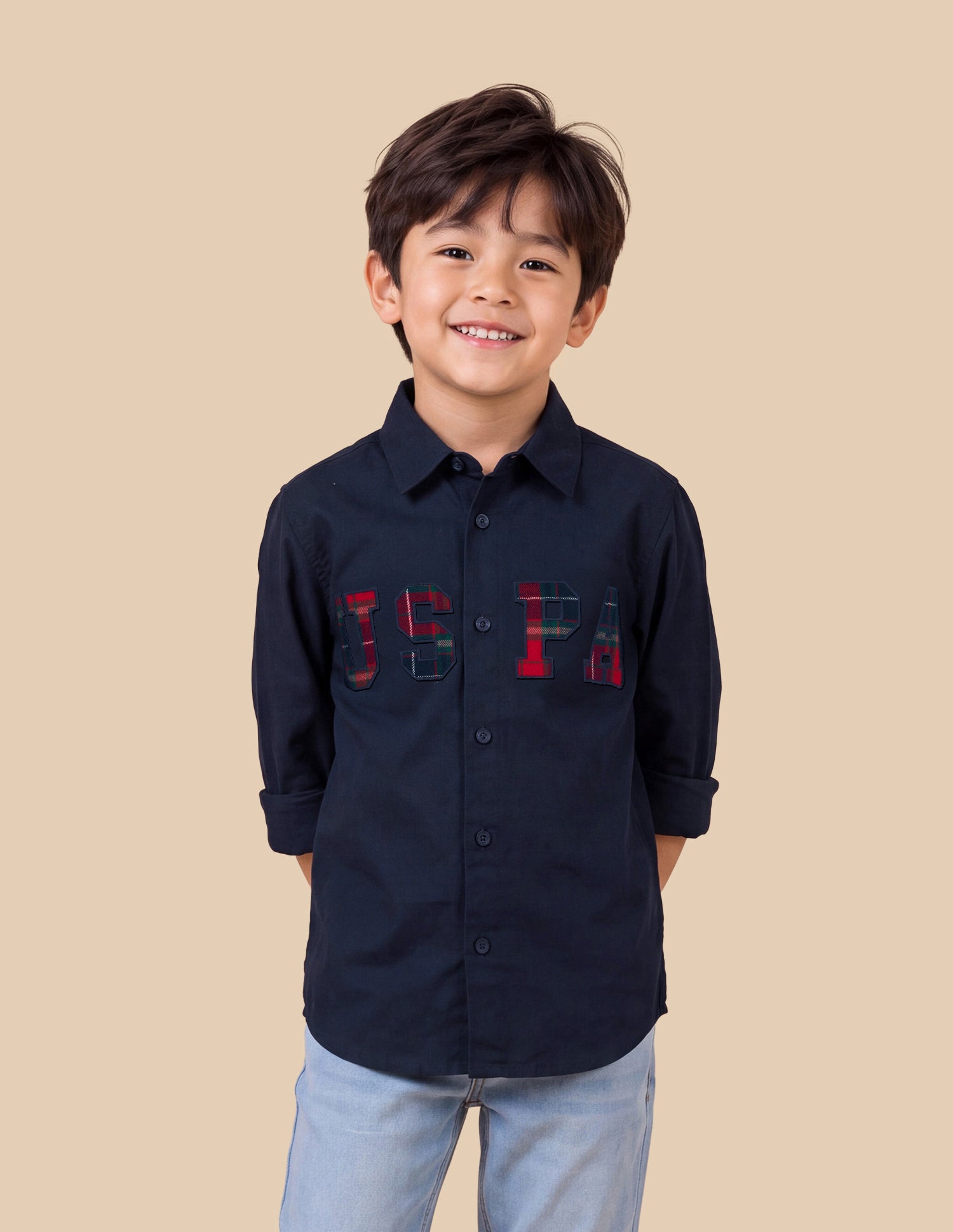 Oxford Regular Fit Shirt Navy - U.S. Polo Assn. India | Large