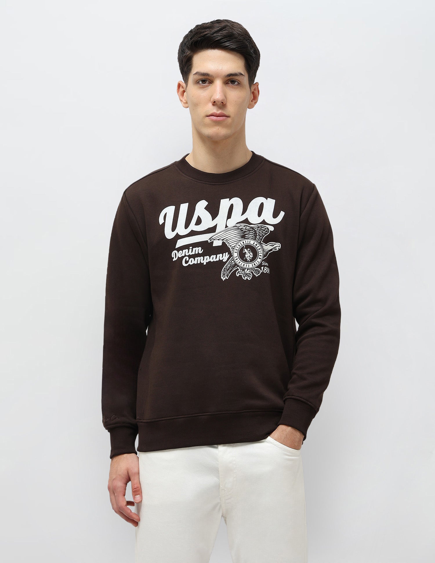 Graphic Brand Printed Sweatshirt