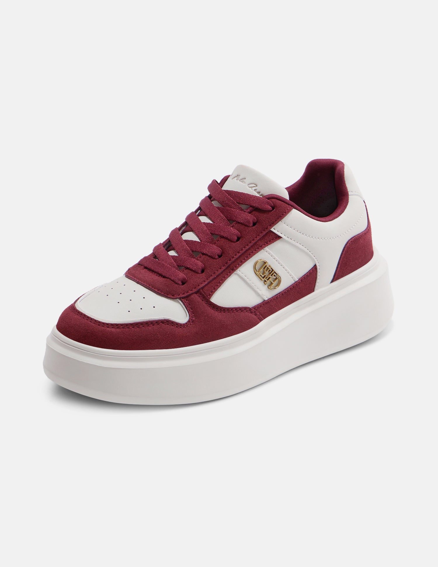 Colour Blocked Keya Sneakers Burgundy - U.S. Polo Assn. India | Large