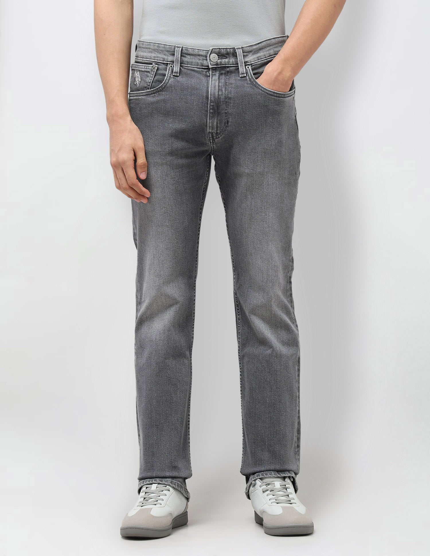 Connor Bootcut Grey Jeans Grey - U.S. POLO ASSN. | Large