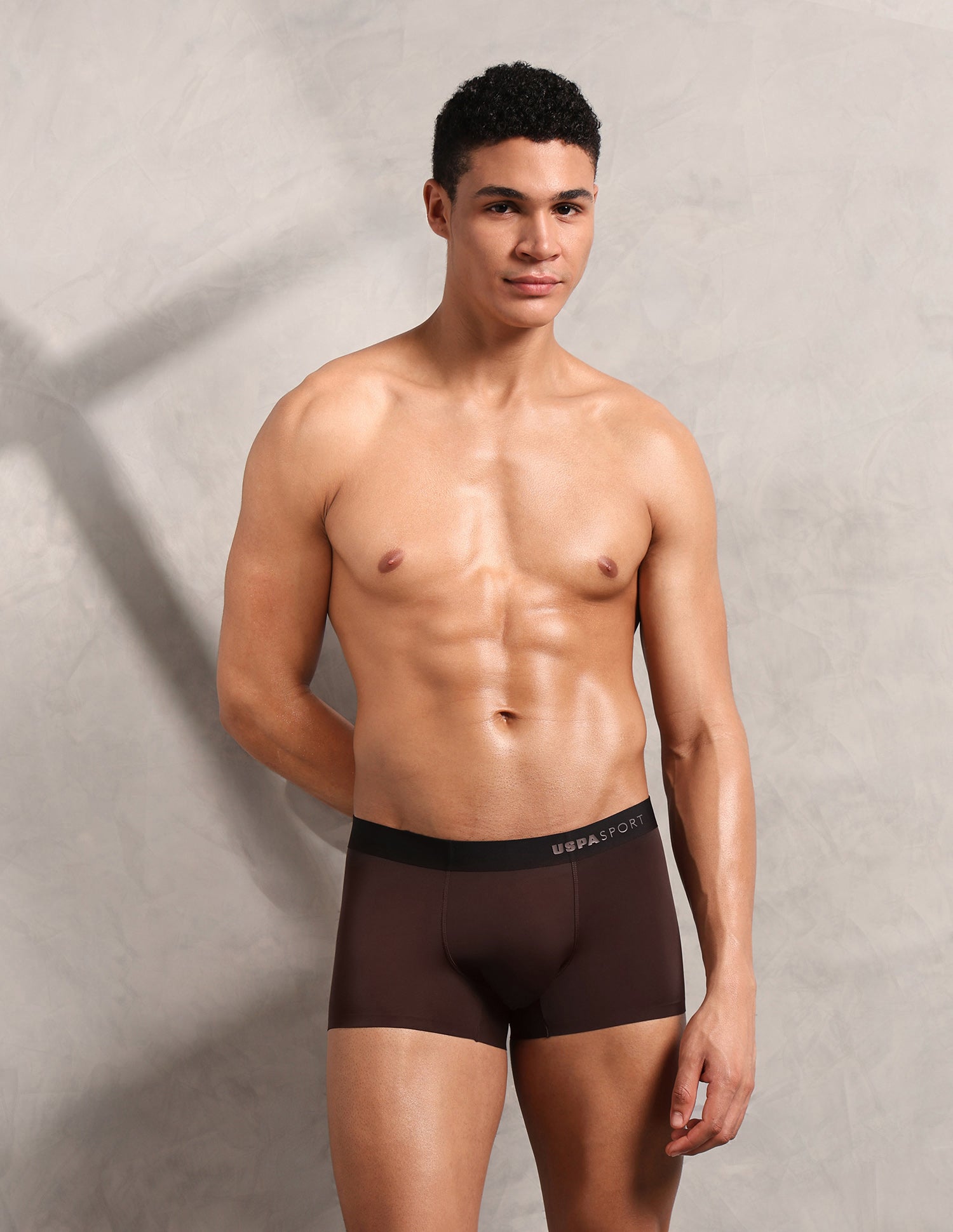 Ultra Light RT006 Seamless Trunk Coffee Brown - U.S. Polo Assn. India | Large