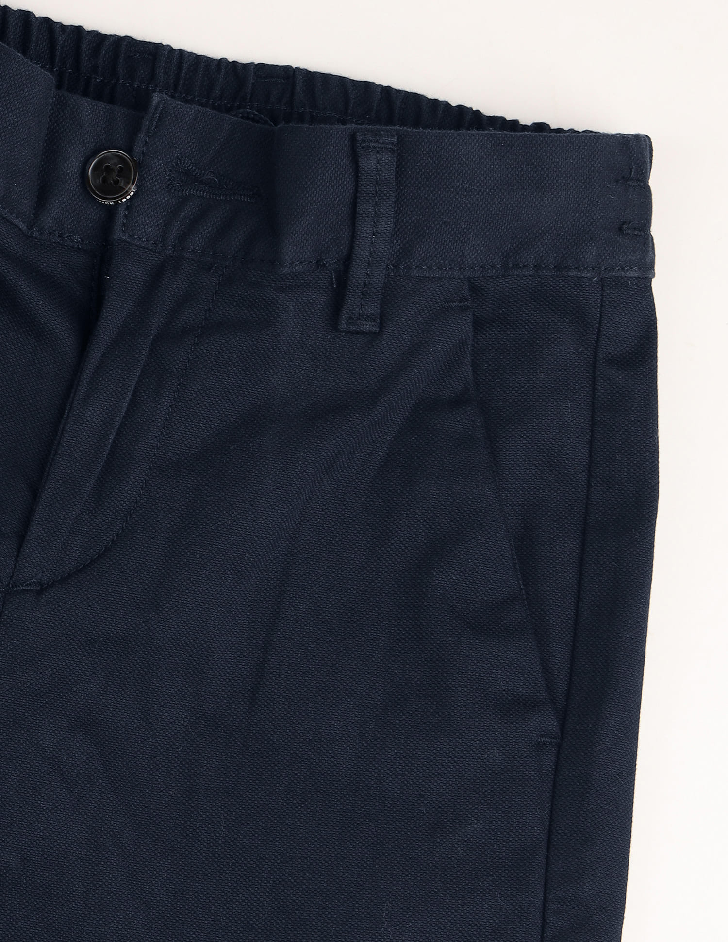 Dobby Regular Fit Trousers Navy - U.S. Polo Assn. India | Large
