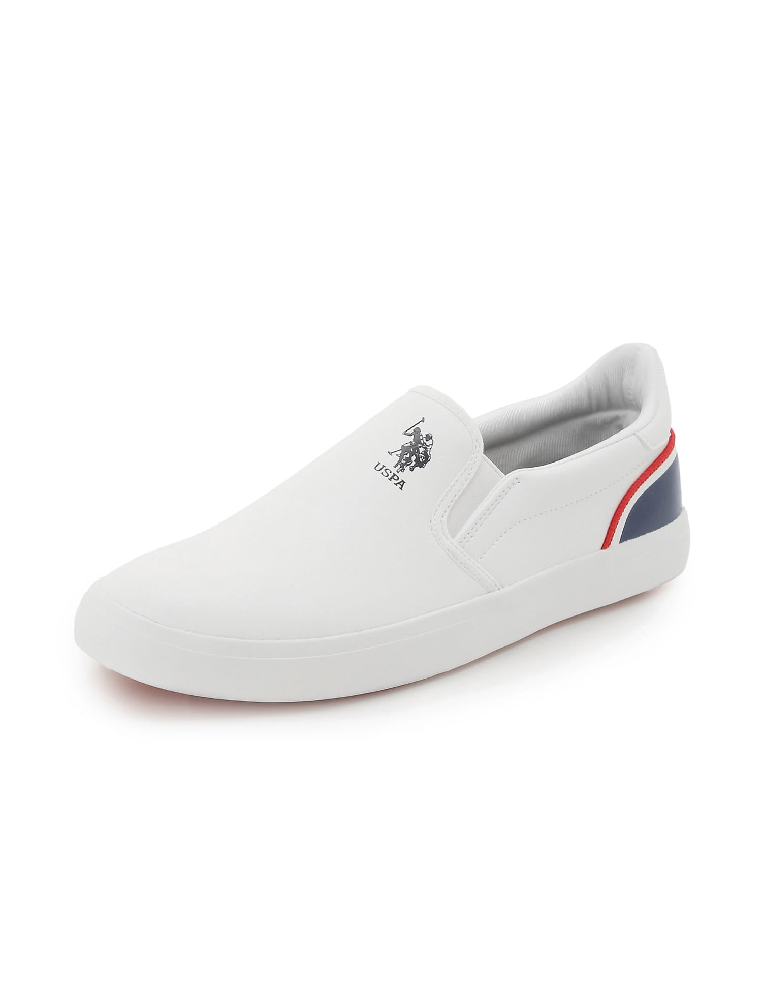 Men Timeo 2.0 Round Toe Sneakers Off White - U.S. Polo Assn. India | Large