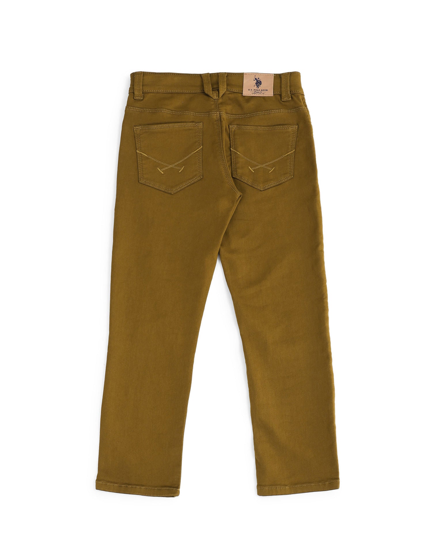 Slim Fit Mid Rise Jeans Brown - U.S. POLO ASSN. | Large