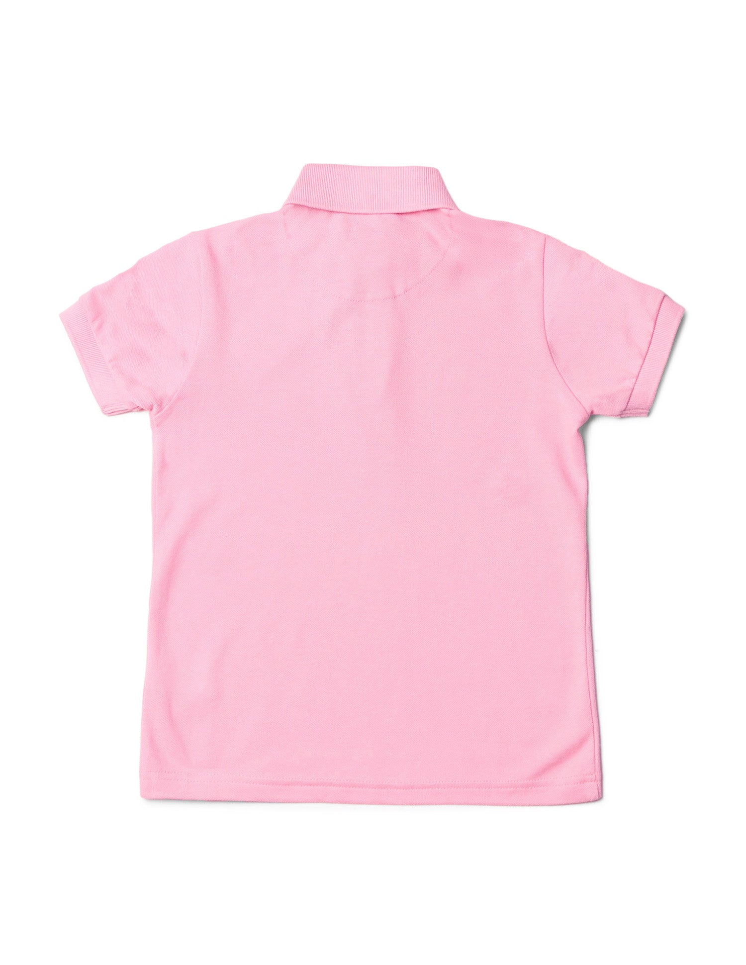 Boys Solid Cotton T-Shirt Light Pink - U.S. POLO ASSN. | Large