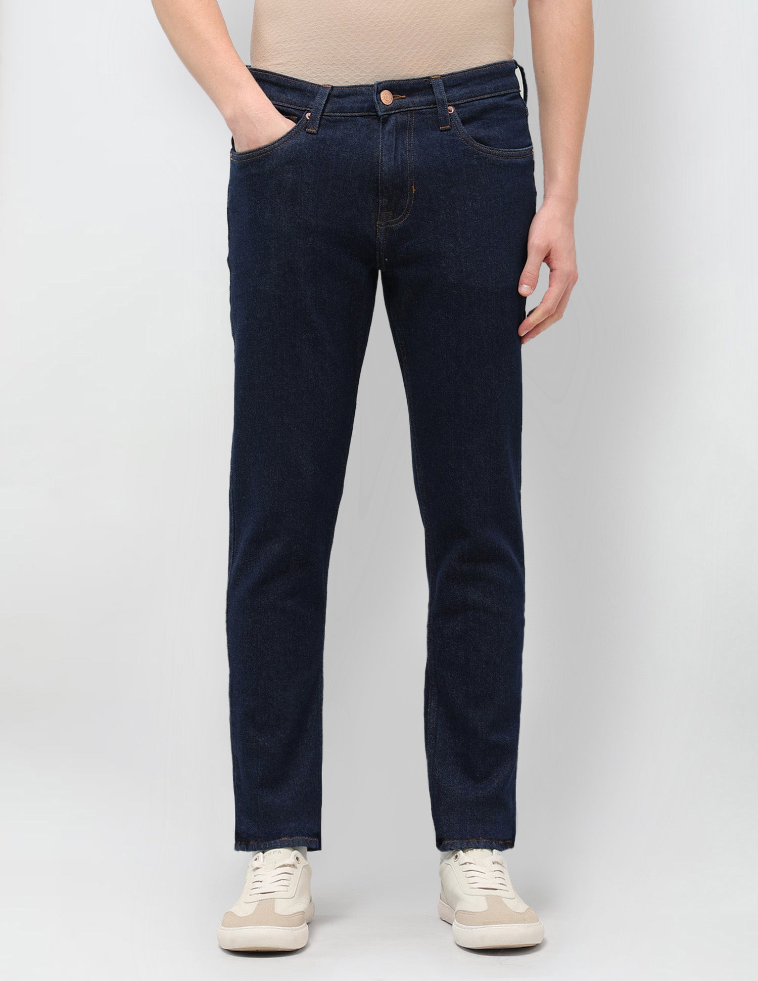 Brandon Slim Tapered Fit Blue Jeans Dark Blue - U.S. POLO ASSN. | Large