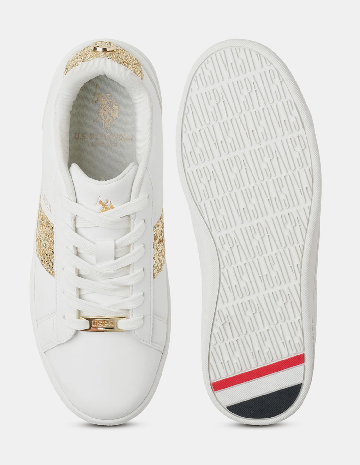 Kate 3.0 Off White Sneakers Shoes Off White - U.S. Polo Assn. India | Large
