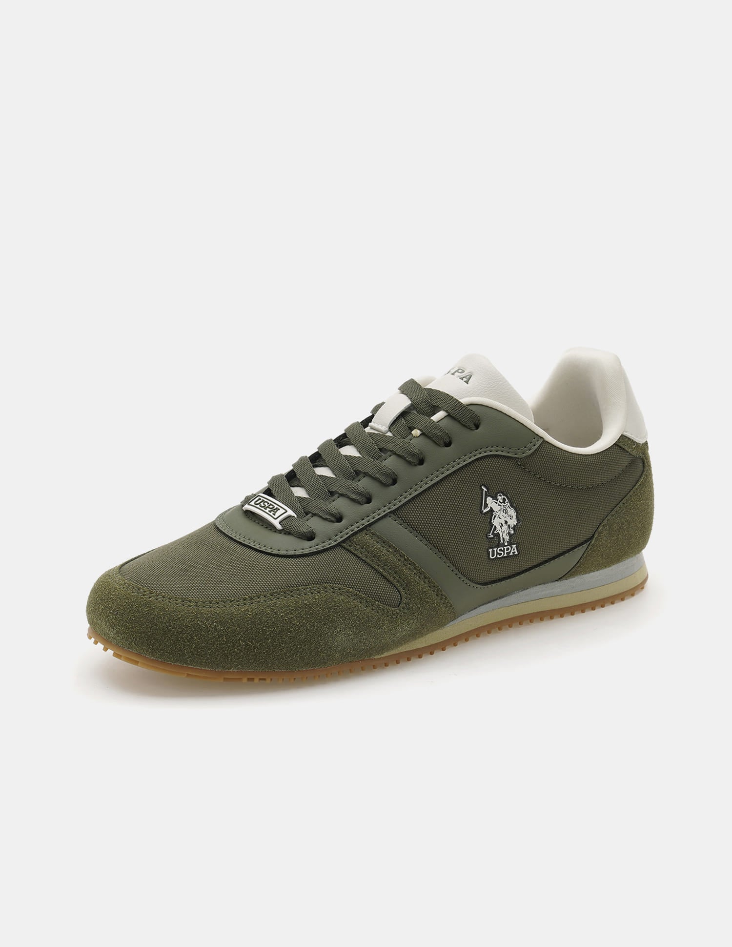 Clemt 4.0 Colourblocked Sneakers Olive - U.S. Polo Assn. India | Large
