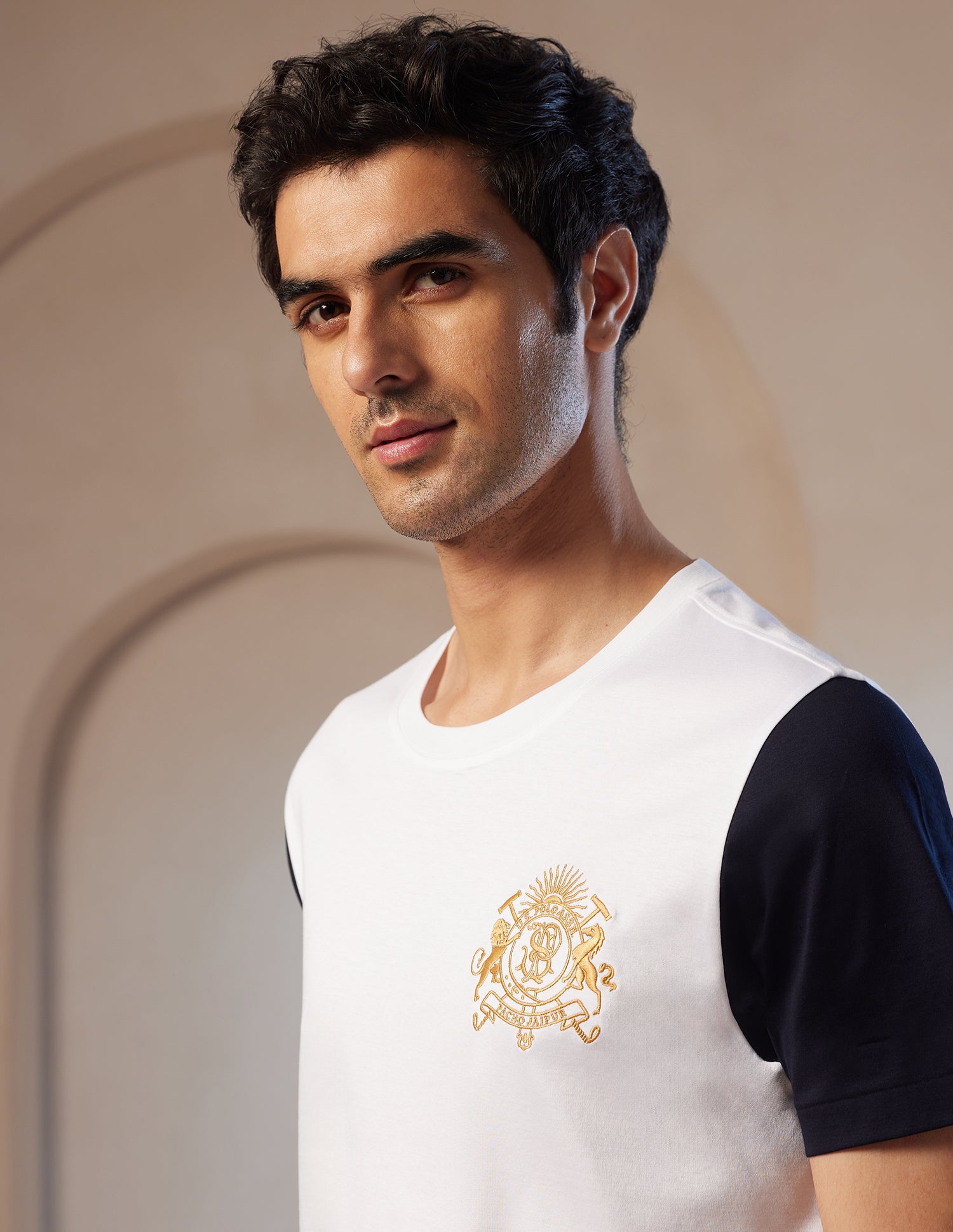 Pacho X Crest Logo Slim Fit T-Shirt White - U.S. POLO ASSN. | Large