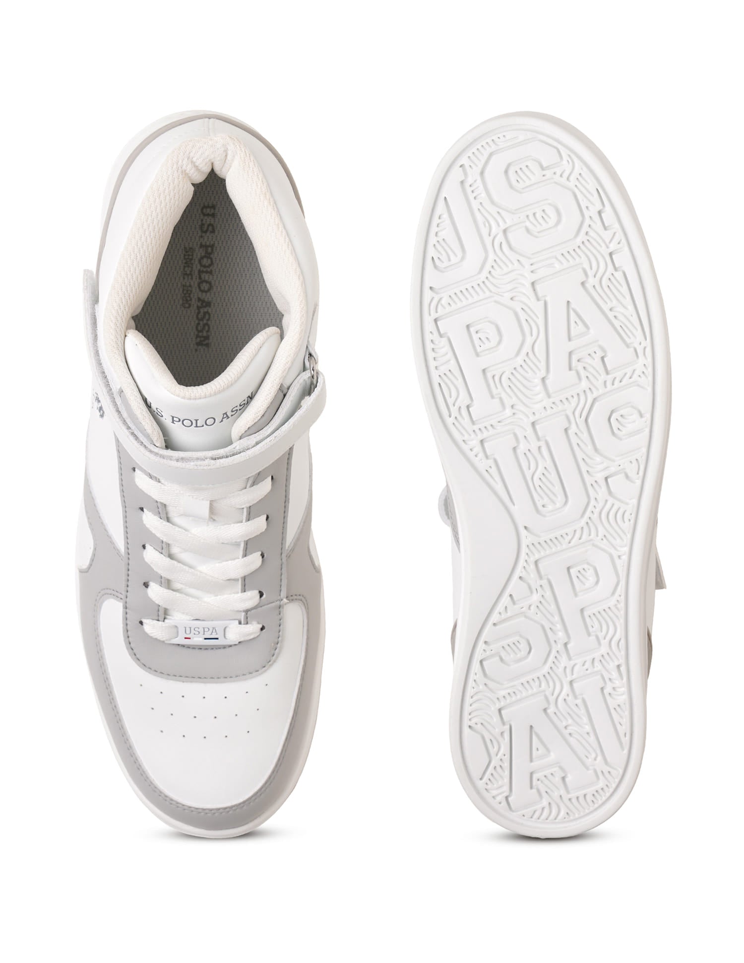 Men Velino Colourblocked Sneaker Light Grey - U.S. Polo Assn. India | Large