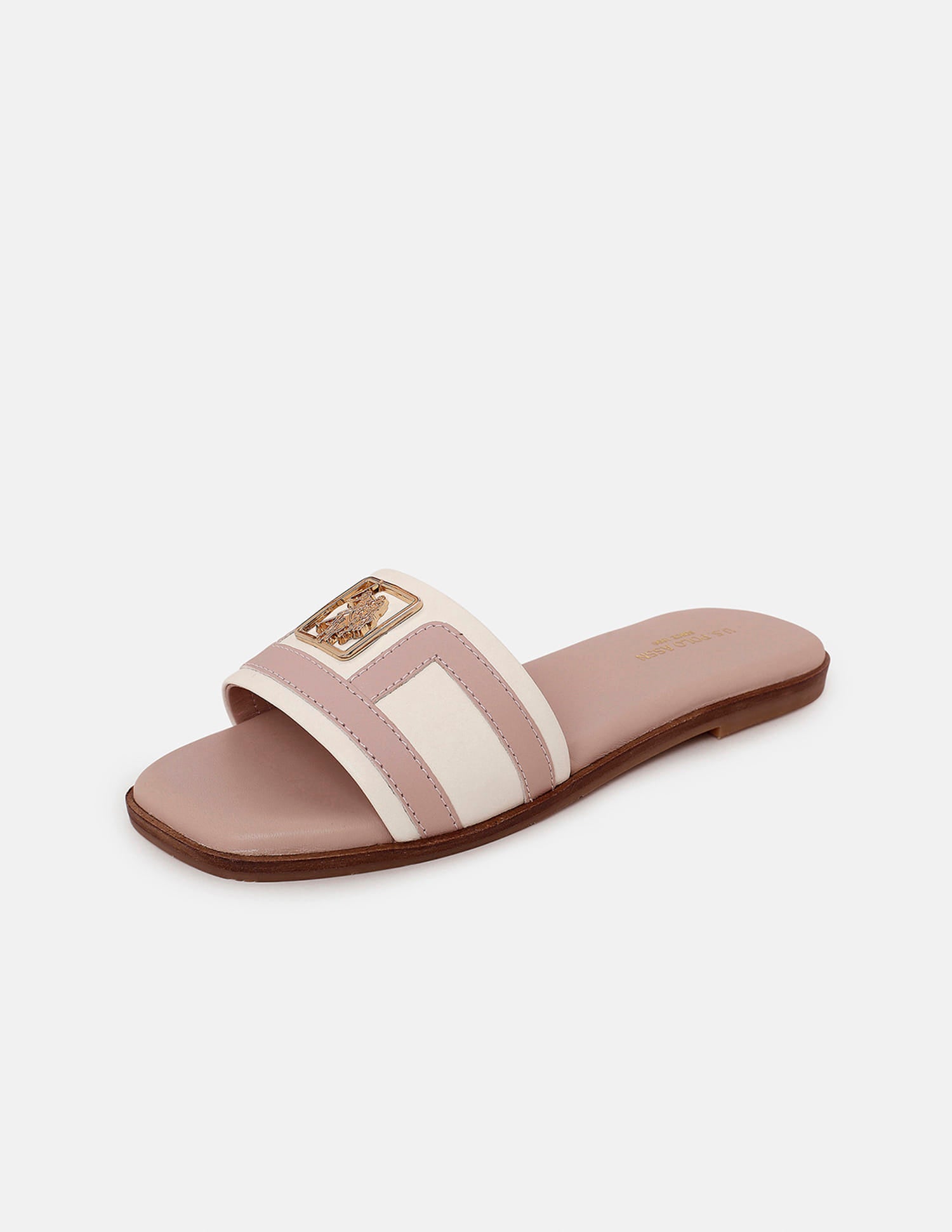 Veylisse Square Toe Flats Nude - U.S. Polo Assn. India | Large