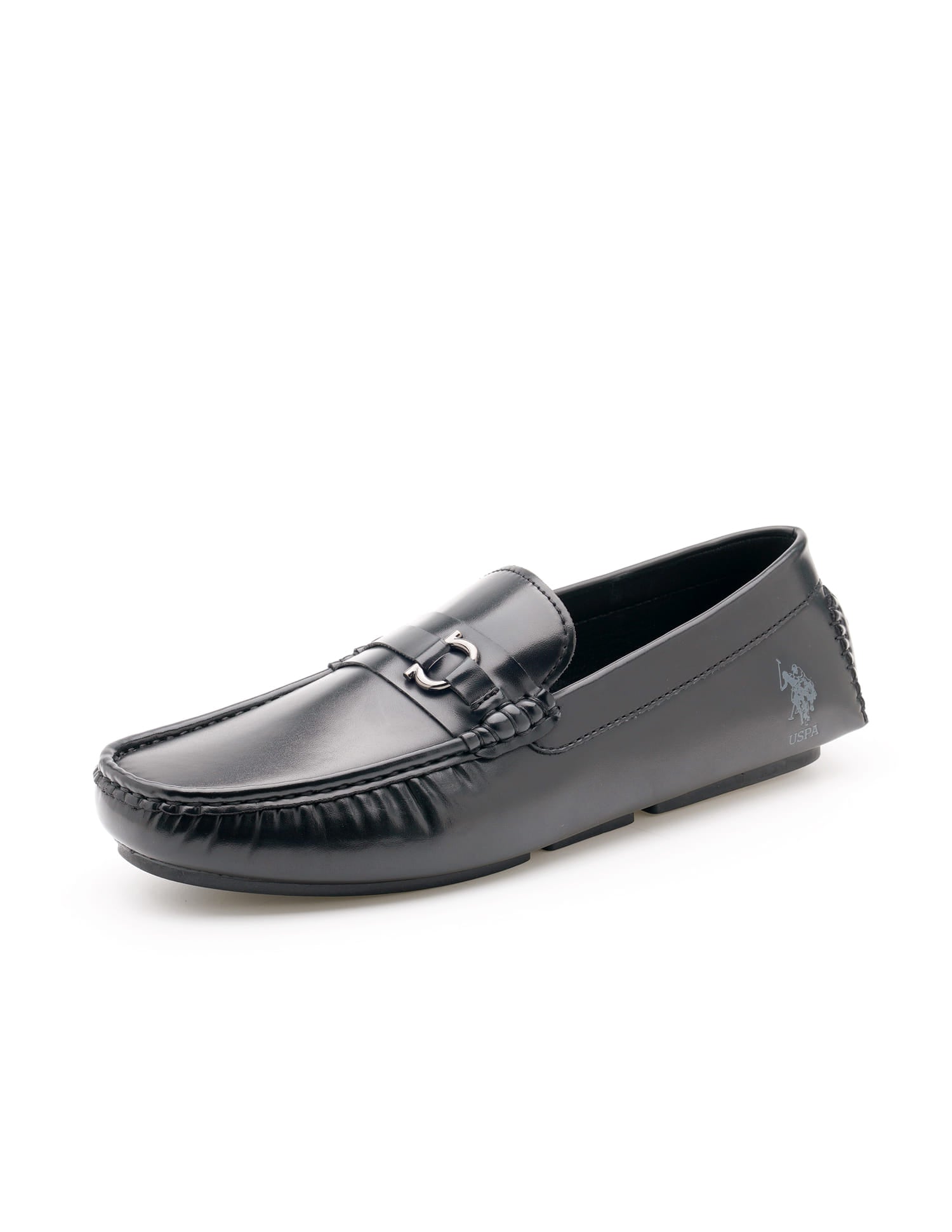 Men Solid Cronus 6.0 Loafers Black - U.S. Polo Assn. India | Large