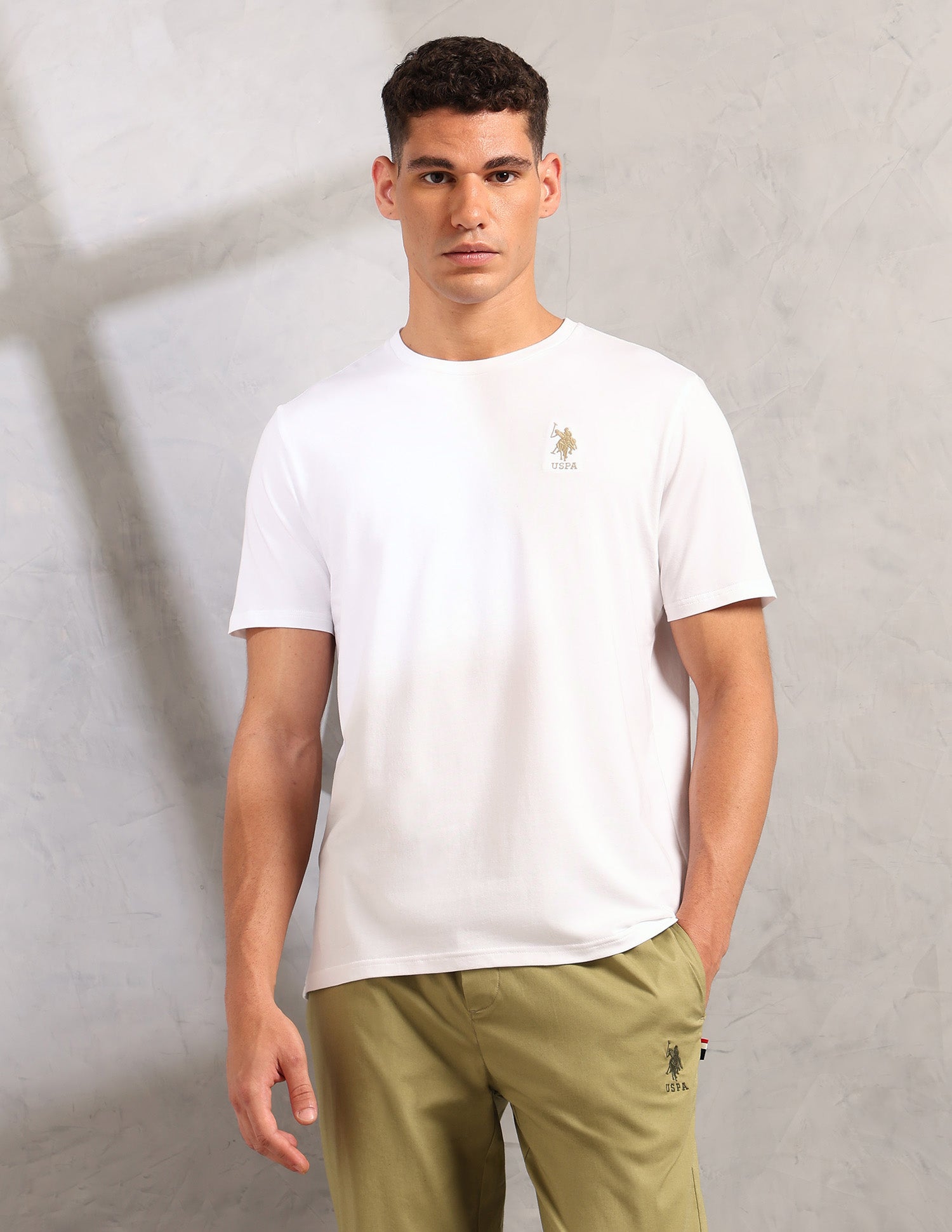 Antibacterial Comfort Fit Pe003 Lounge T-Shirt - Pack Of 1 White - U.S. POLO ASSN. | Large