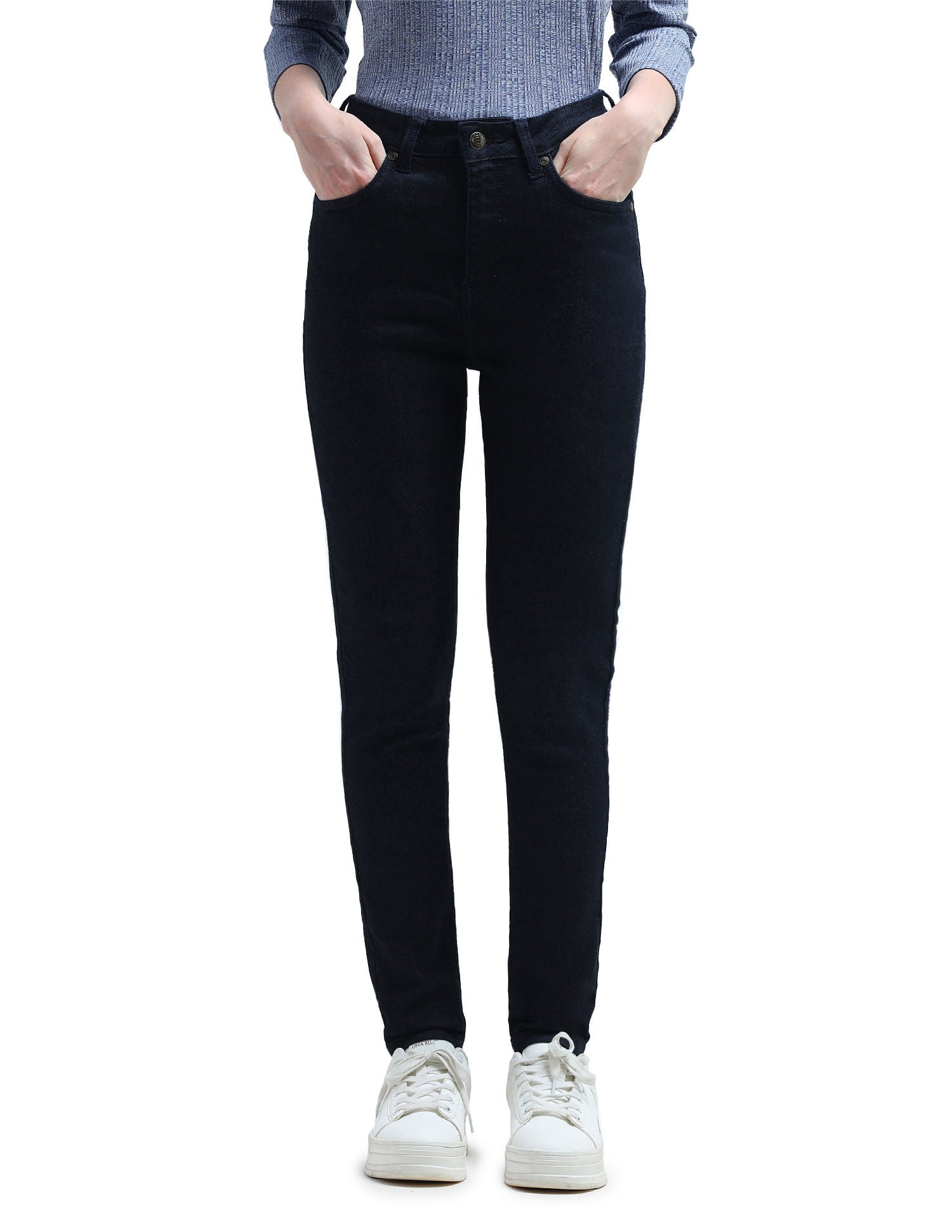 High Rise Super Skinny Fit Jeans Blue - U.S. POLO ASSN. | Large