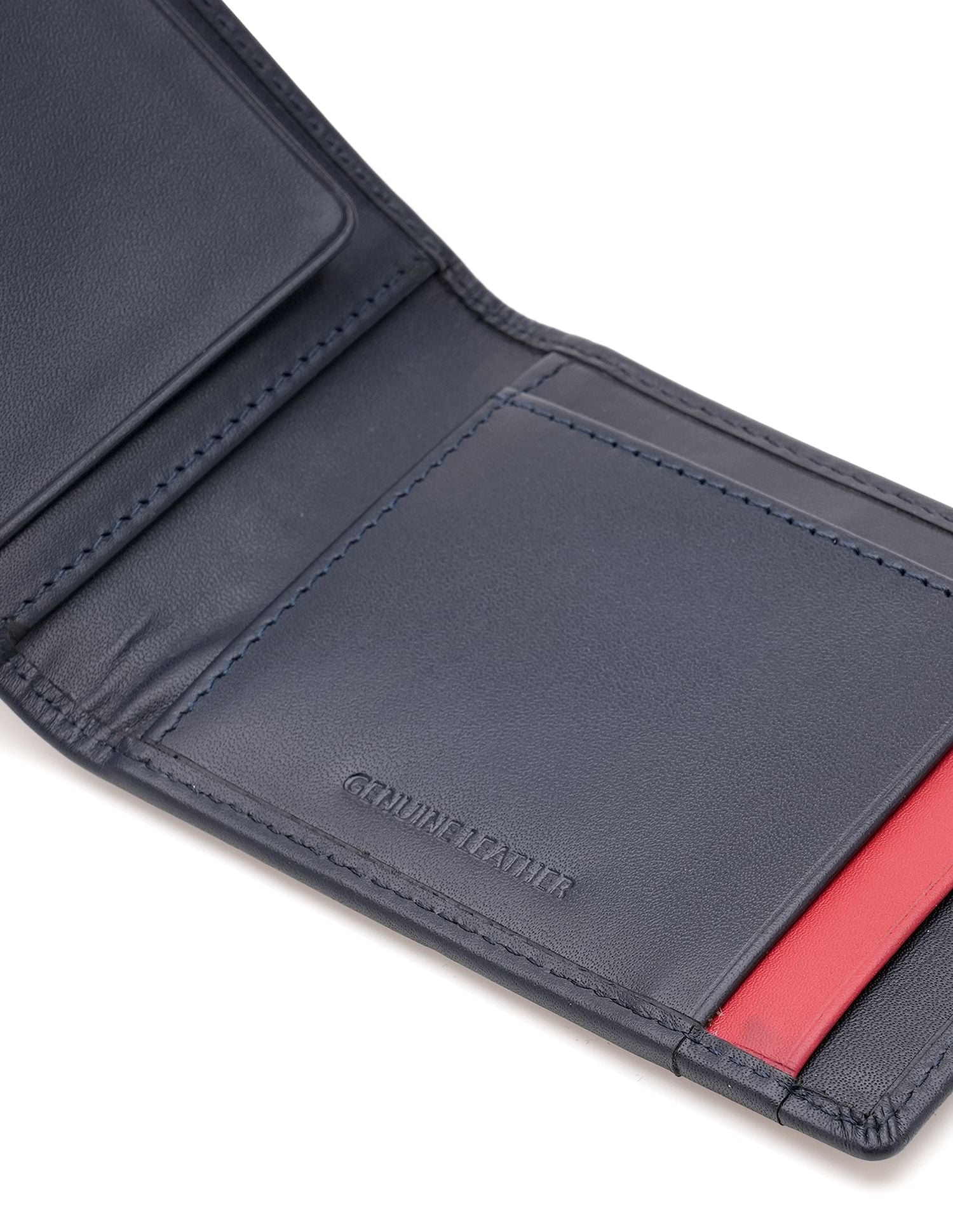 Muster Bi-Fold Solid Wallet Navy - U.S. POLO ASSN. | Large