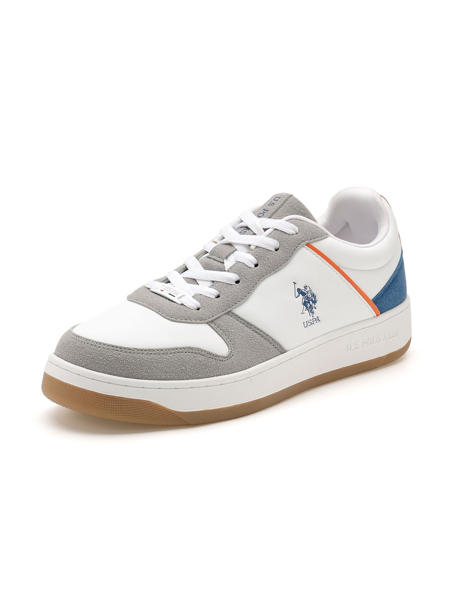 Men Joan Colourblocked Sneakers Off White - U.S. POLO ASSN. | Large
