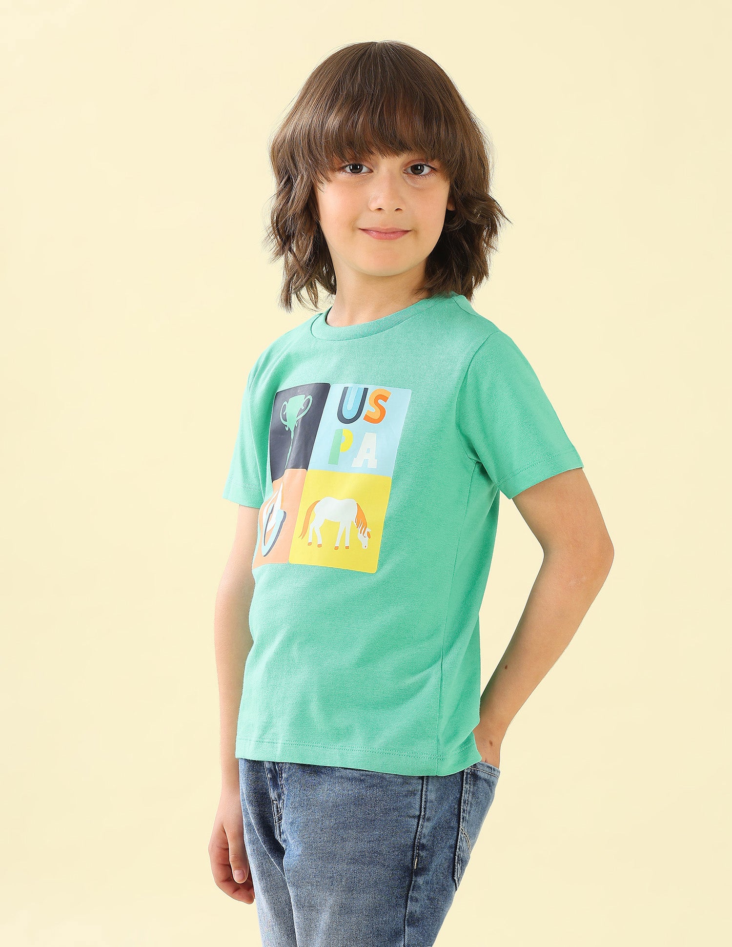 Graphic Brand Printed Regular Fit T-Shirt - Pack Of 2 Multi2 - U.S. Polo Assn. India | Large