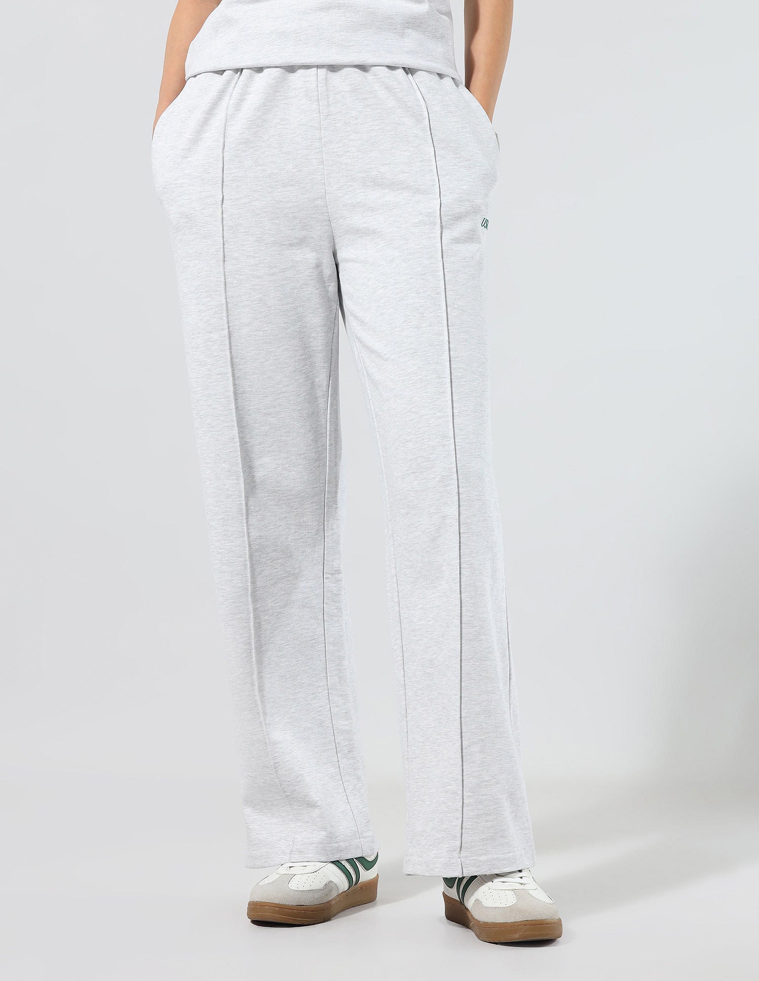 Straight Fit Lounge Trousers Light Grey - U.S. POLO ASSN. | Large