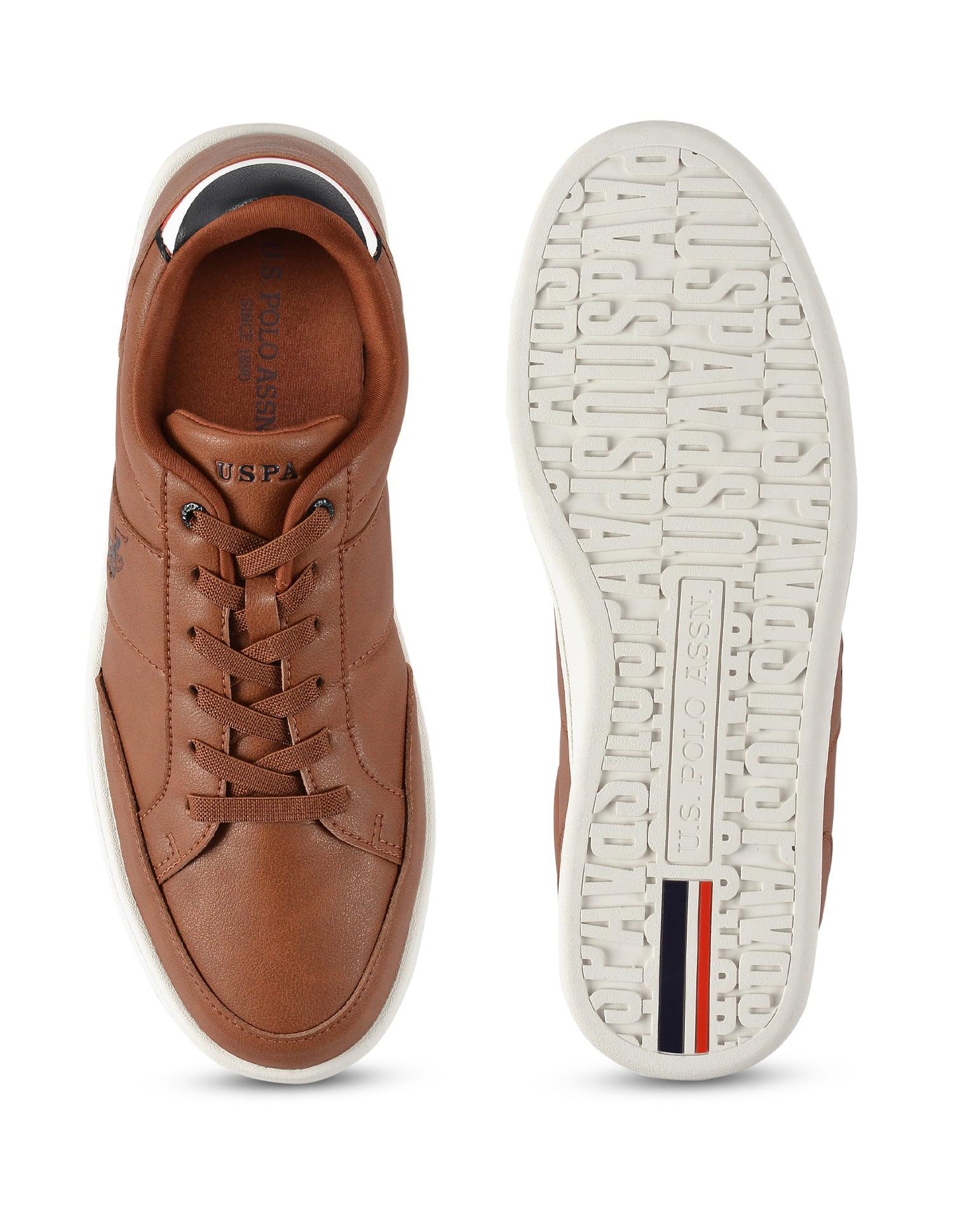 Men Ulrin 2.0 Tan All Day Sneakers Tan - U.S. Polo Assn. India | Large