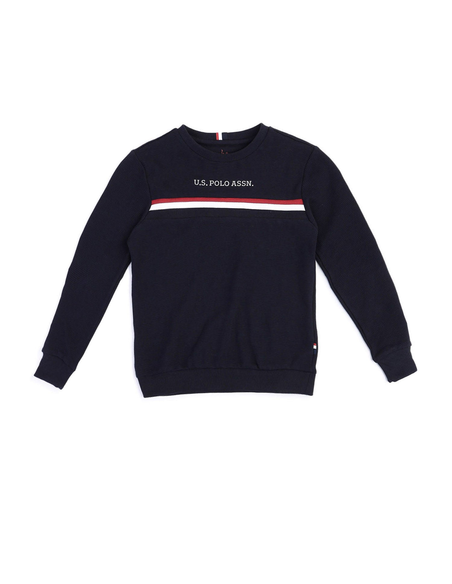 Regular fit Printed Sweatshirts Navy - U.S. Polo Assn. India | Large