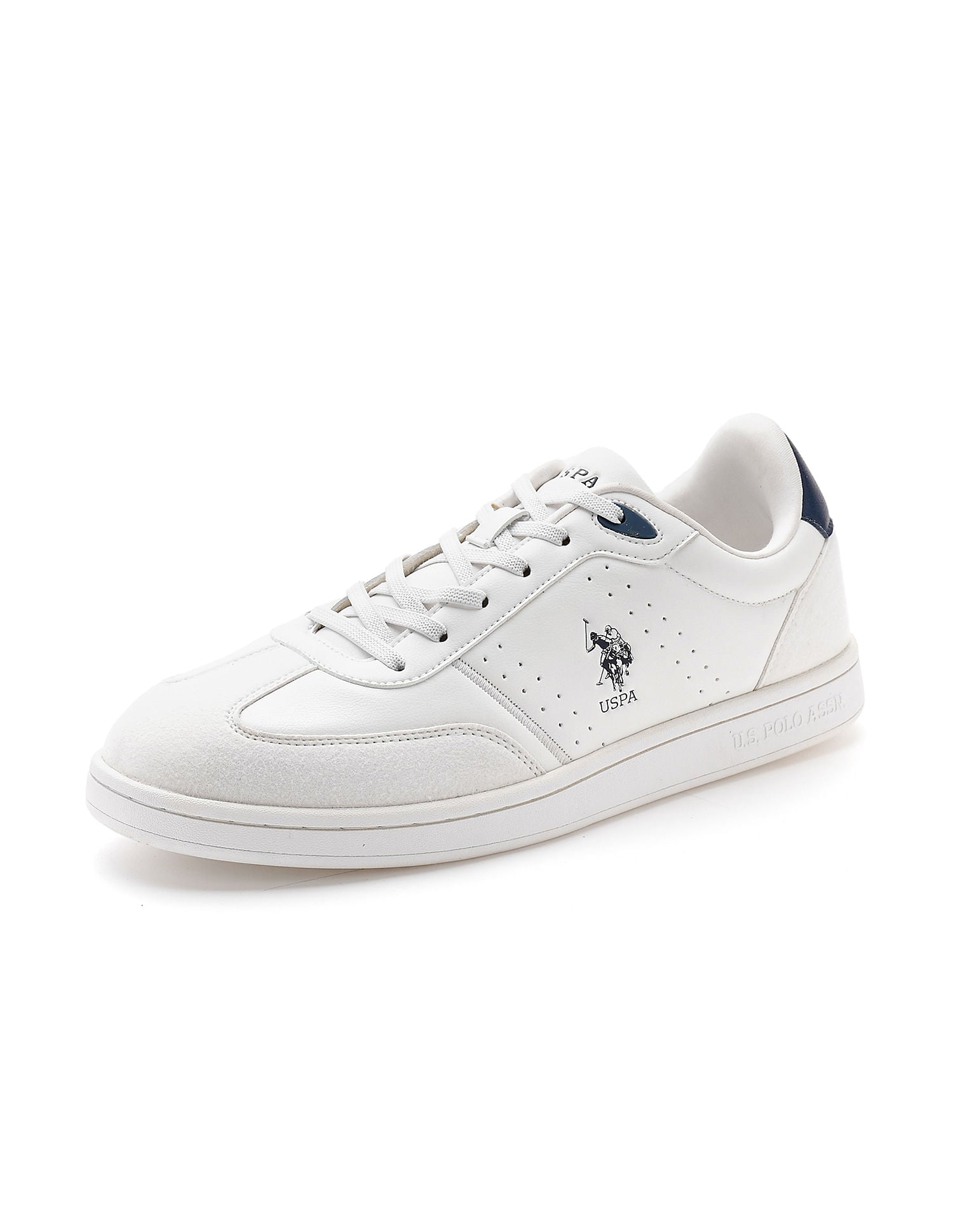 Men Cenik Suede Sneakers White - U.S. Polo Assn. India | Large