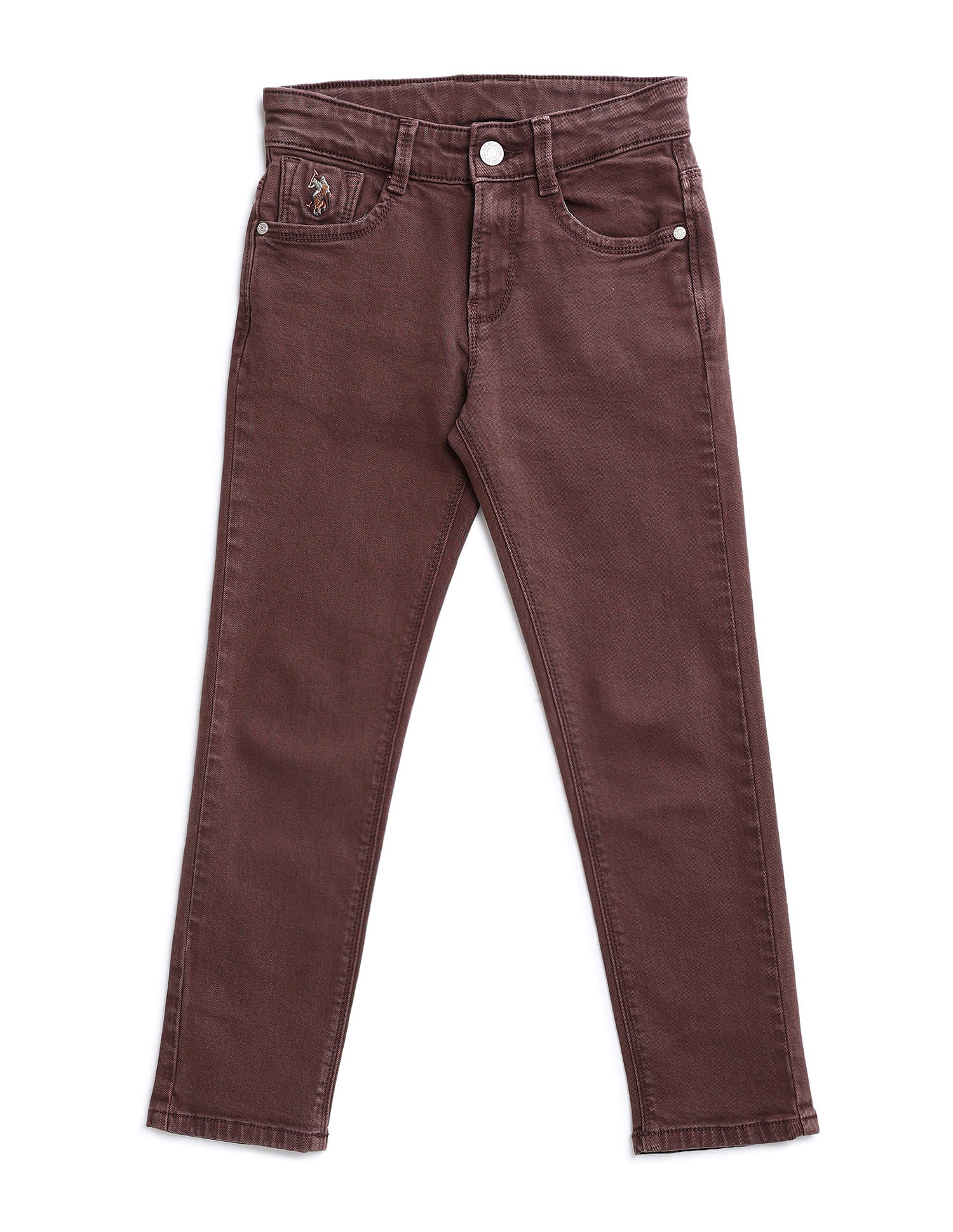 Slim fit Solid Jeans Rust - U.S. POLO ASSN. | Large