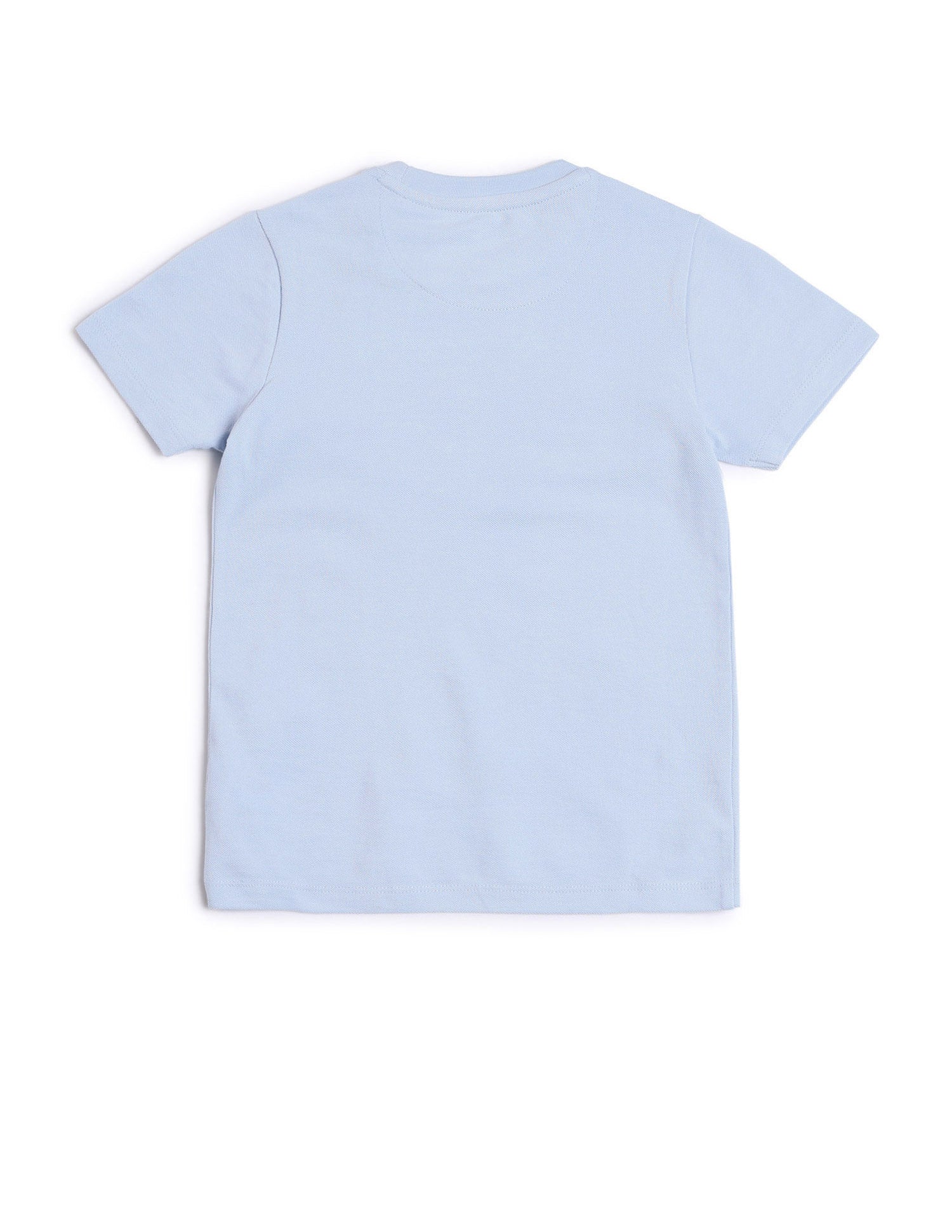 Boys Brand Printed Regular Fit T-Shirt Blue - U.S. POLO ASSN. | Large