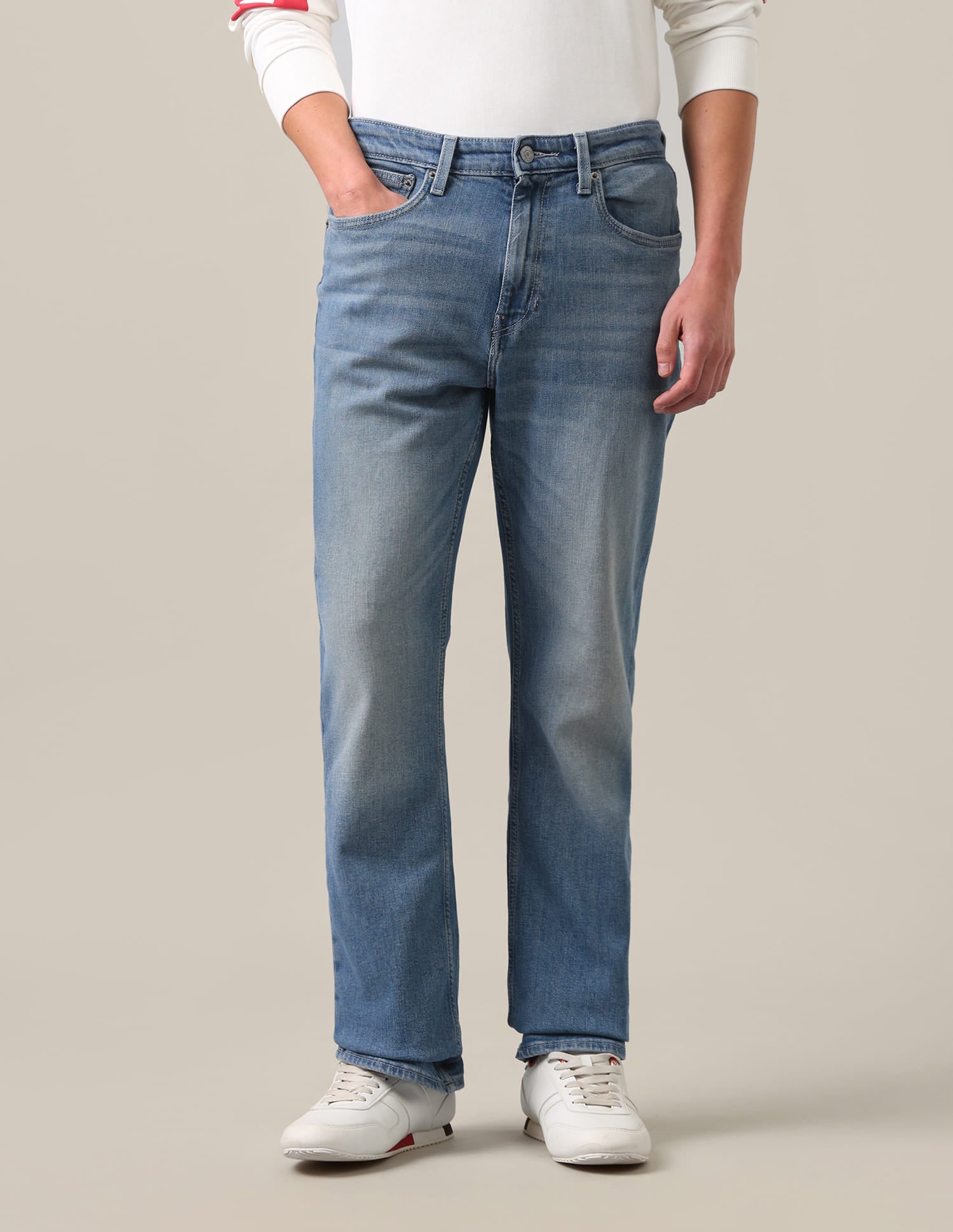 Connor Bootcut Fit Jeans Tinted Blue - U.S. Polo Assn. India | Large