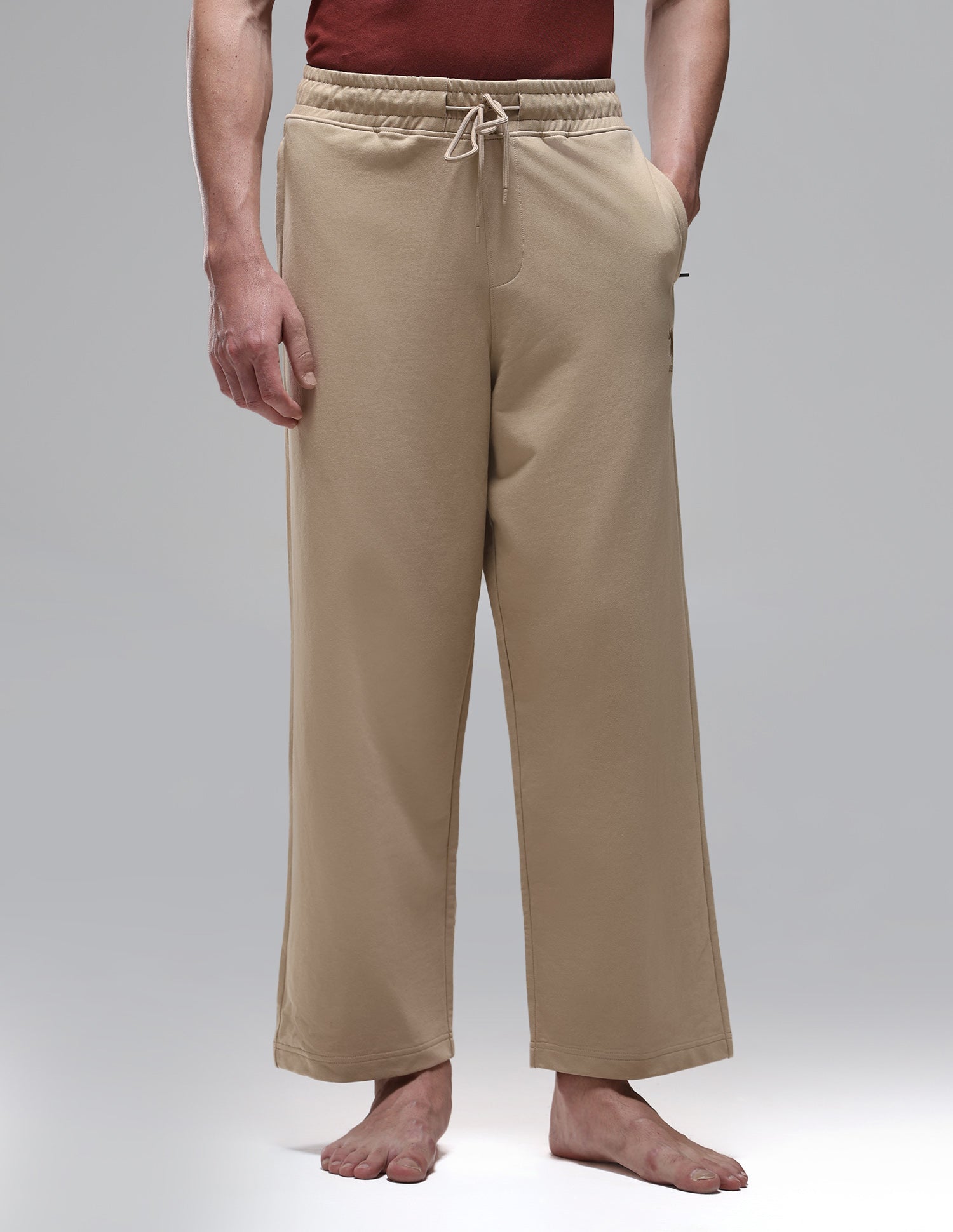 Baggy Fit Sturdy Fabric OR008 Lounge Track Pants Corn Stalk - U.S. Polo Assn. India | Large