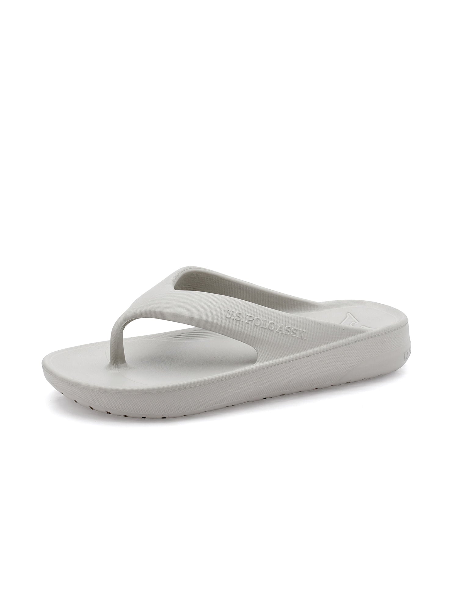 Men Axel Grey Foam Walk Flip Flop Grey - U.S. Polo Assn. India | Large