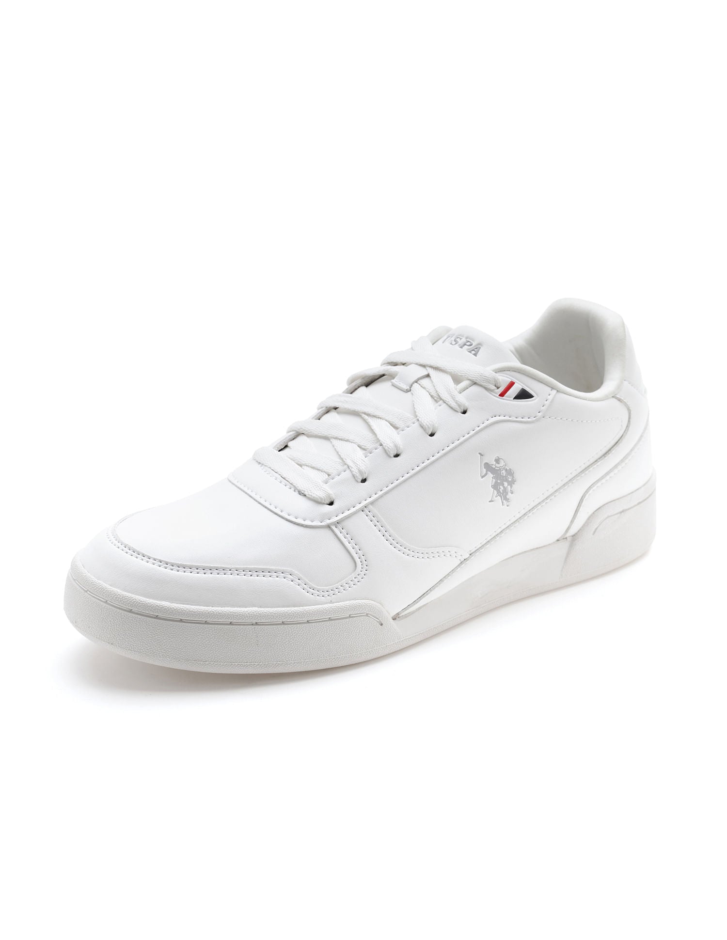 Men Valentin Solid Sneaker White - U.S. Polo Assn. India | Large