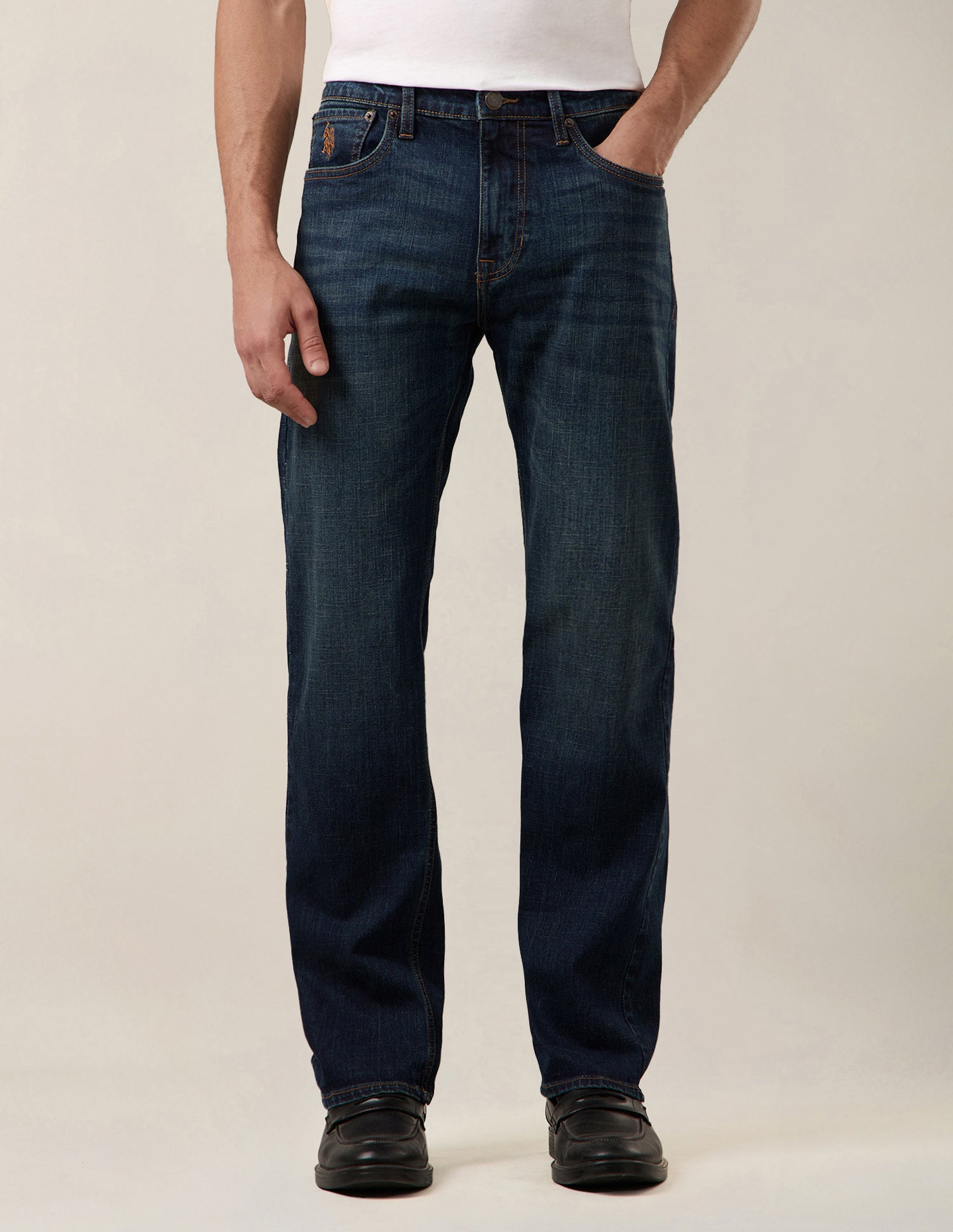 Mason Regular Straight Fit Blue Jeans Dark Indigo - U.S. Polo Assn. India | Large