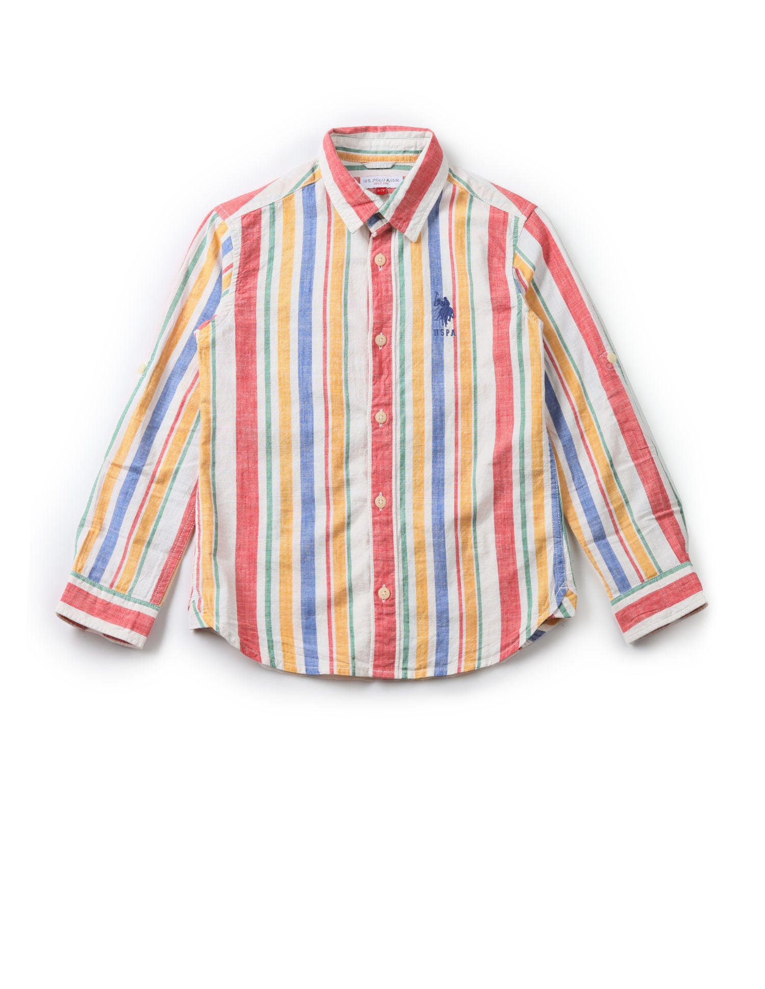 UKSHT1463 MULTI2 Boys Shirt Multi - U.S. POLO ASSN. | Large