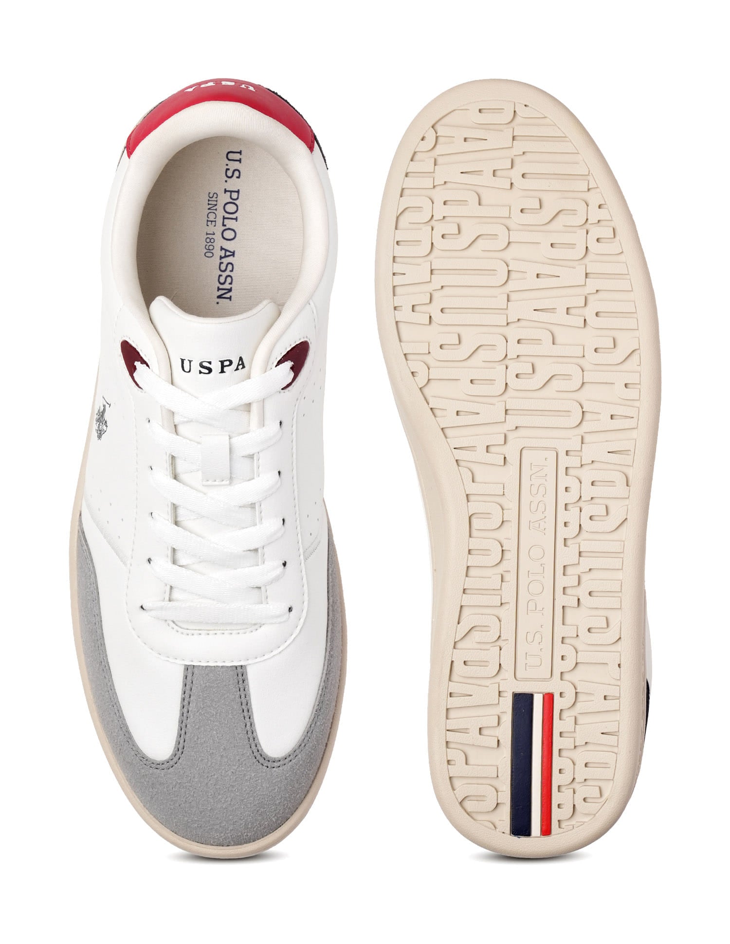 Men Cenik Suede Colourblocked Sneakers Multi-colour - U.S. Polo Assn. India | Large