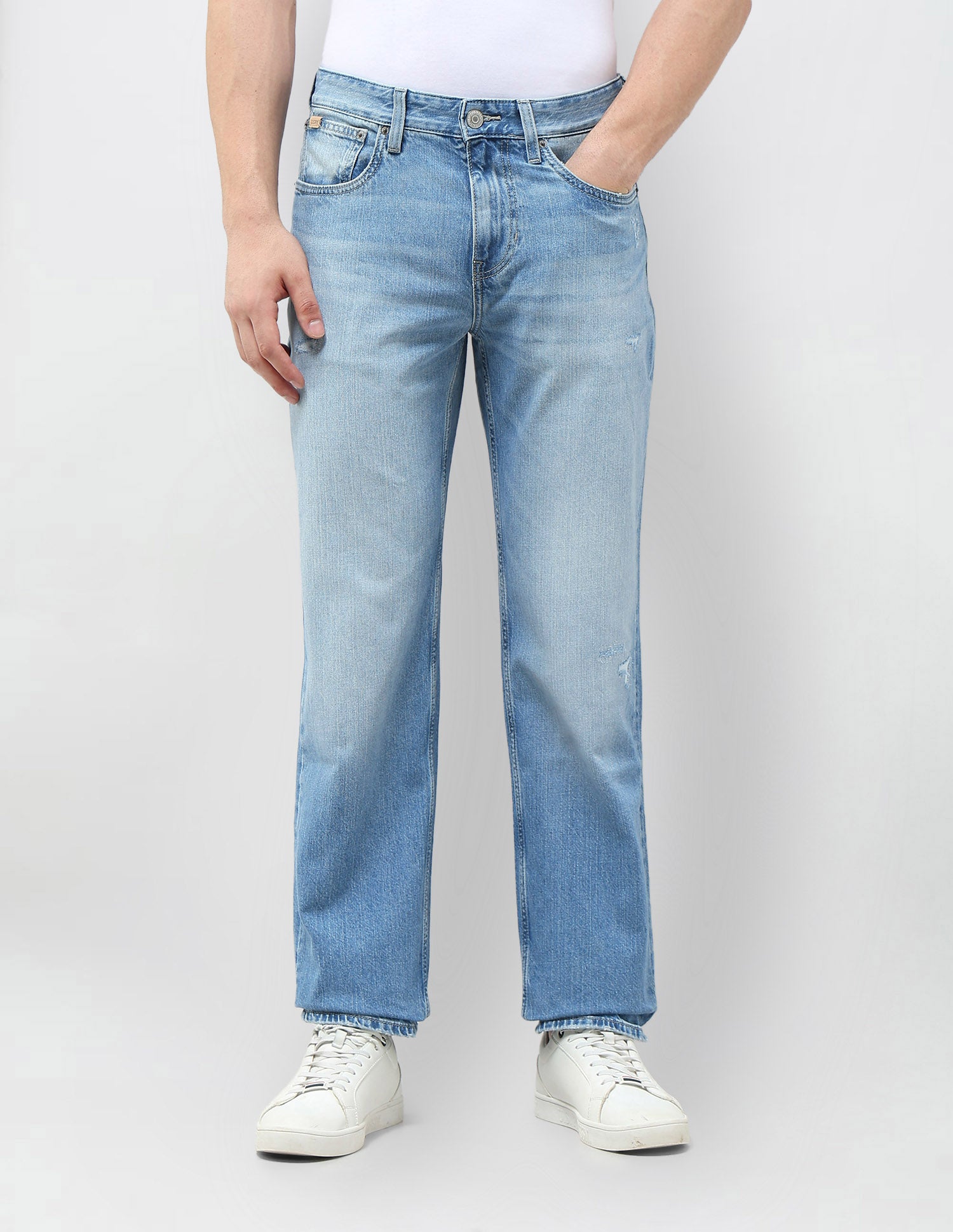 Shawn Relaxed Fit Blue Jeans Blue - U.S. POLO ASSN. | Large