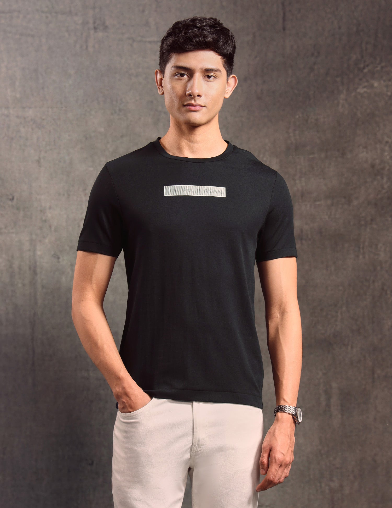 Solid Regular Fit T-shirt Black - U.S. POLO ASSN. | Large