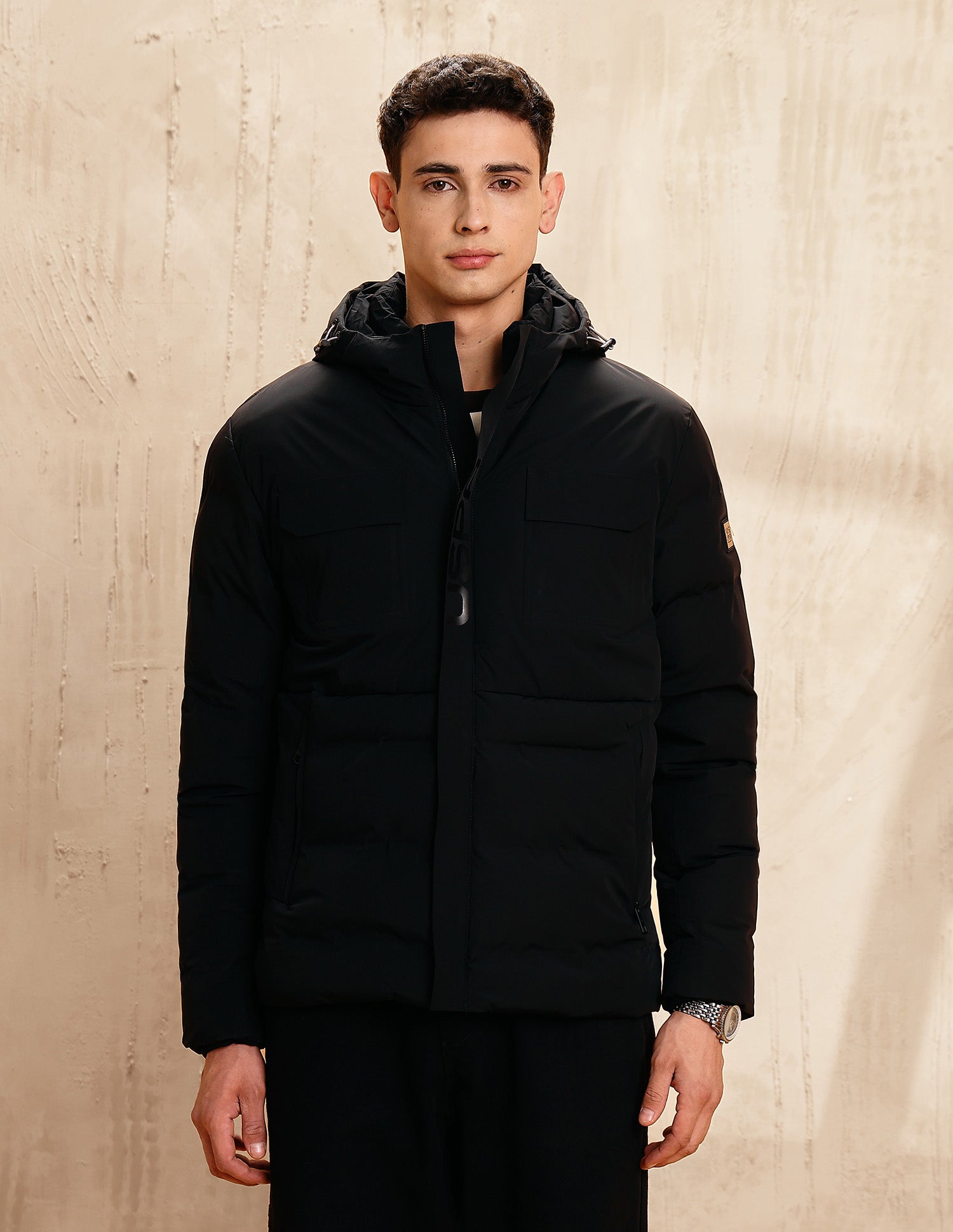 Legend Of Horseshoe Puffer Jacket Black - U.S. POLO ASSN. | Large