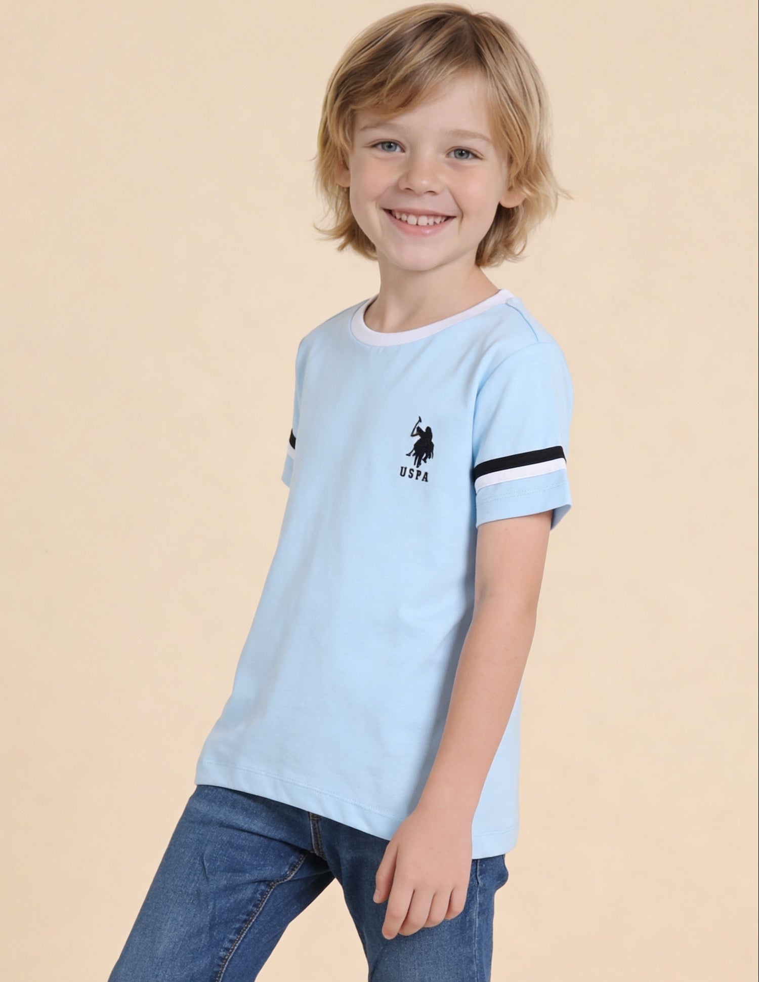 Solid And Graphic Printed Regular Fit T-Shirt - Pack Of 2 Assorted - U.S. Polo Assn. India | Large