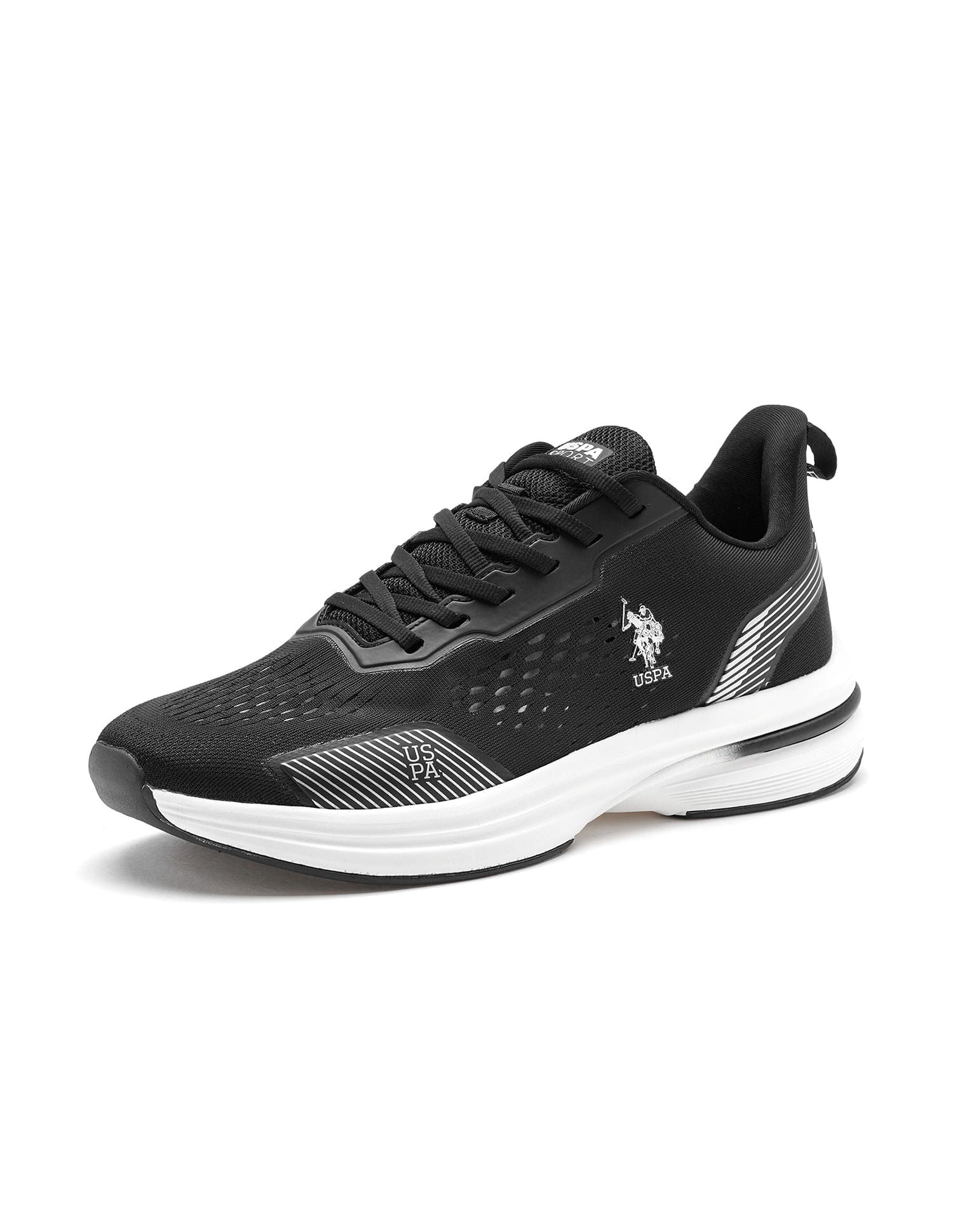 Men Wright Black Uspa Sport  Sneakers Black - U.S. POLO ASSN. | Large