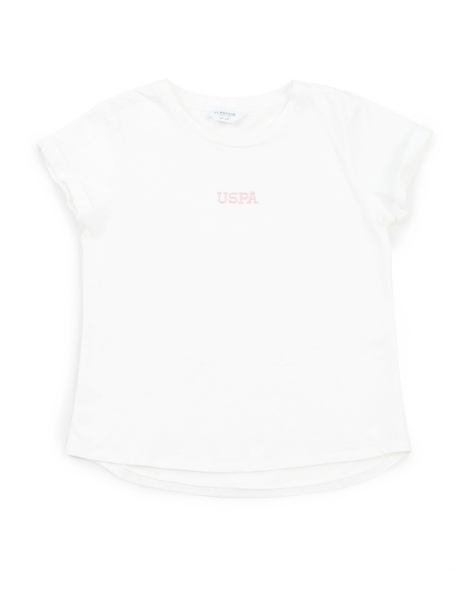 Girls Regular Fit T-Shirt White - U.S. POLO ASSN. | Large